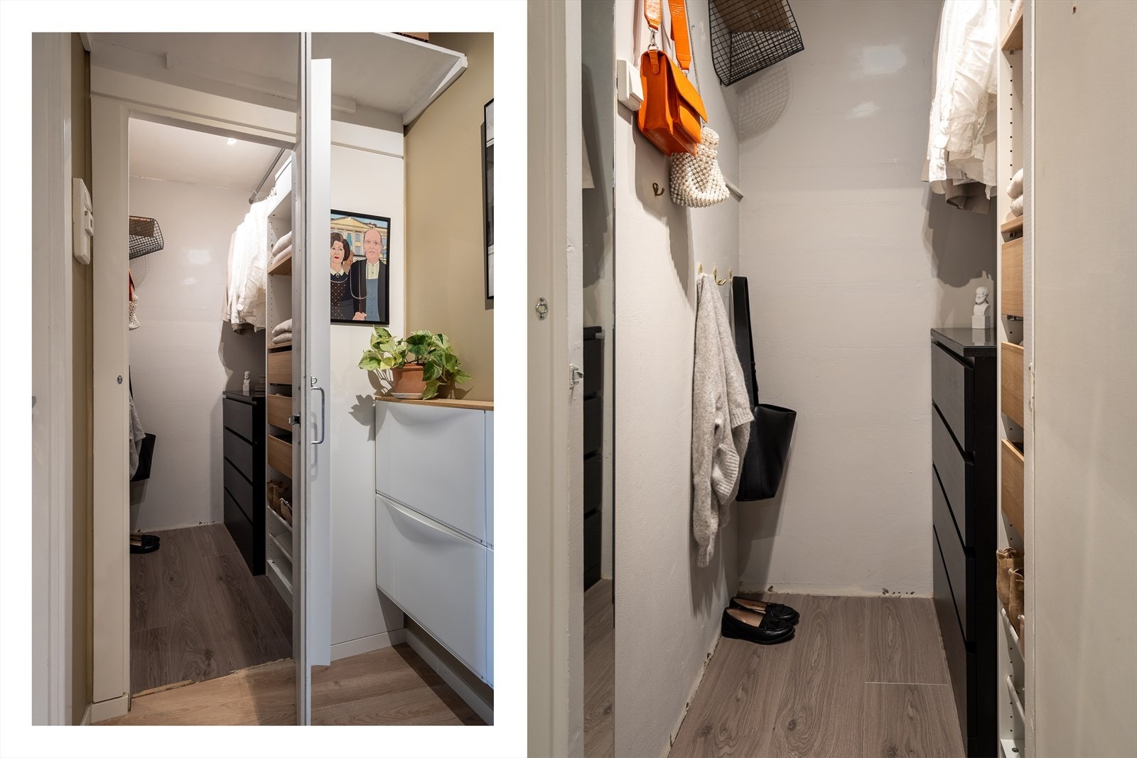 Fra entréen har du tilgang til en praktisk bod, som kan innredes til en garderobe. Galleribilde