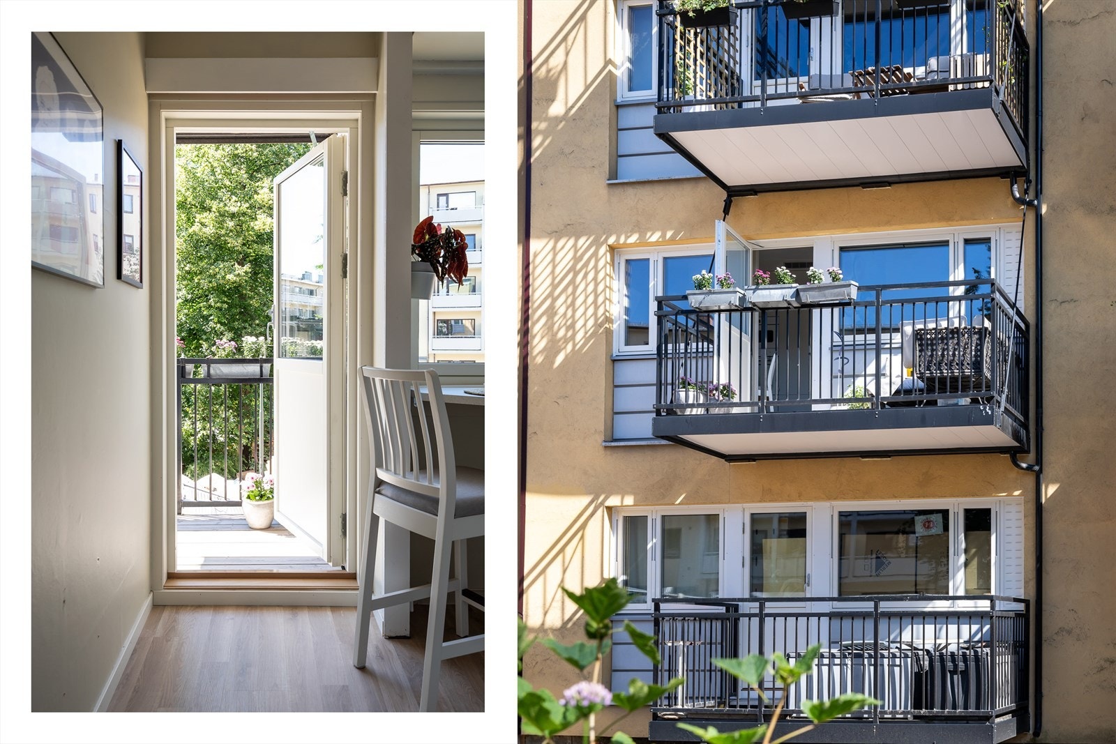 Boligen ligger flott til i byggets 2. etasje, midt på best Torshov. Galleribilde