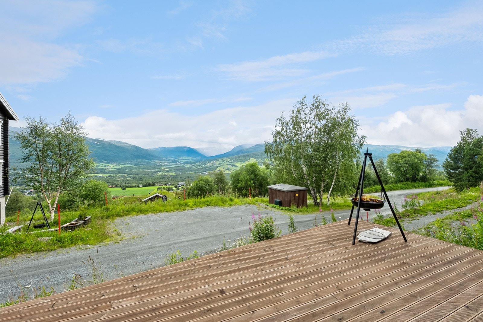 Nydelig platt med vakker utsikt Galleribilde