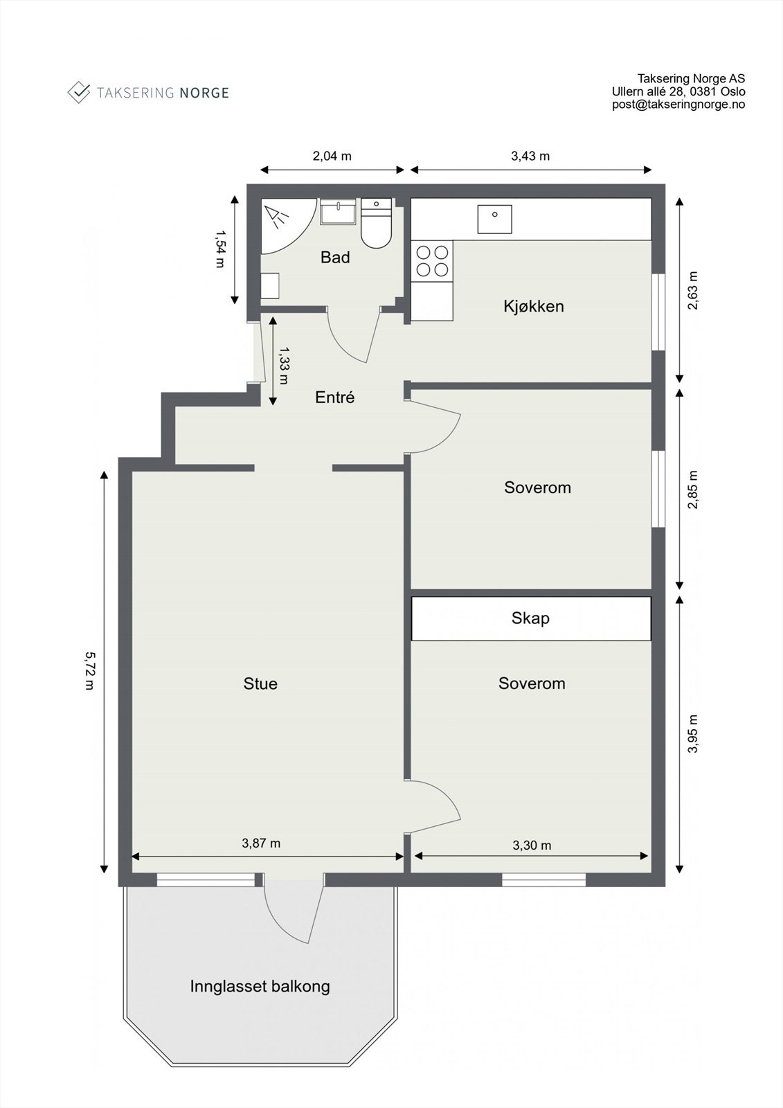 Planskisse. Galleribilde