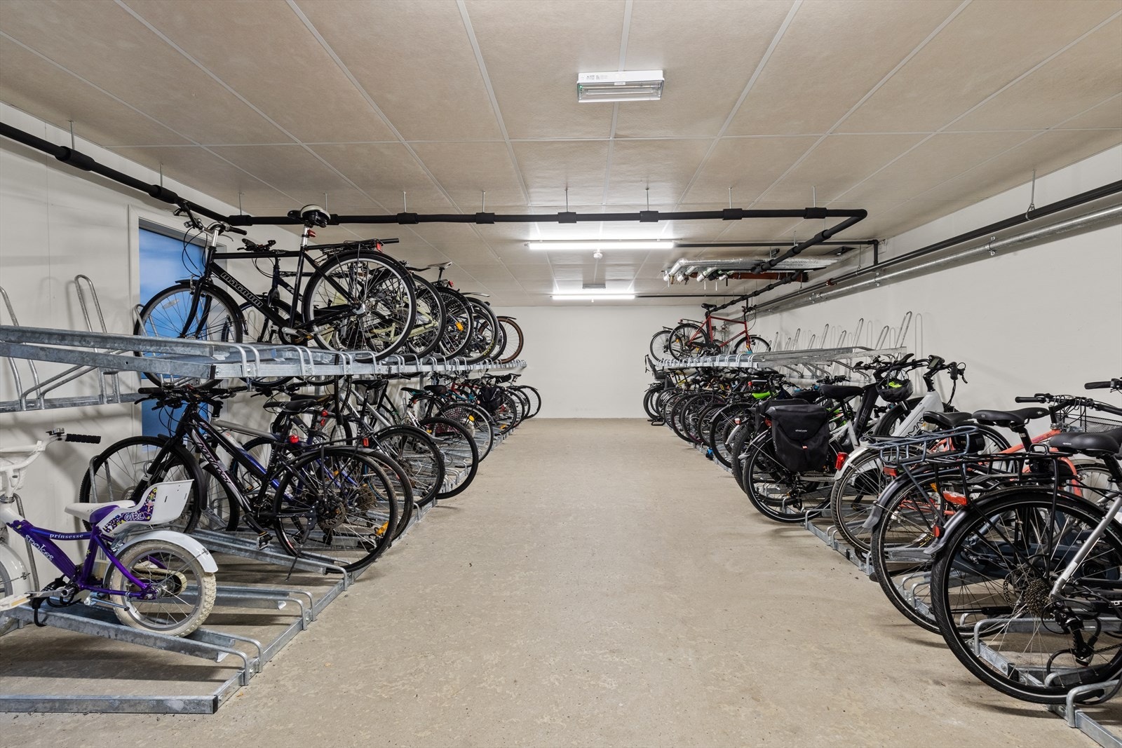 Felles sykkelbod i kjelleren. Galleribilde