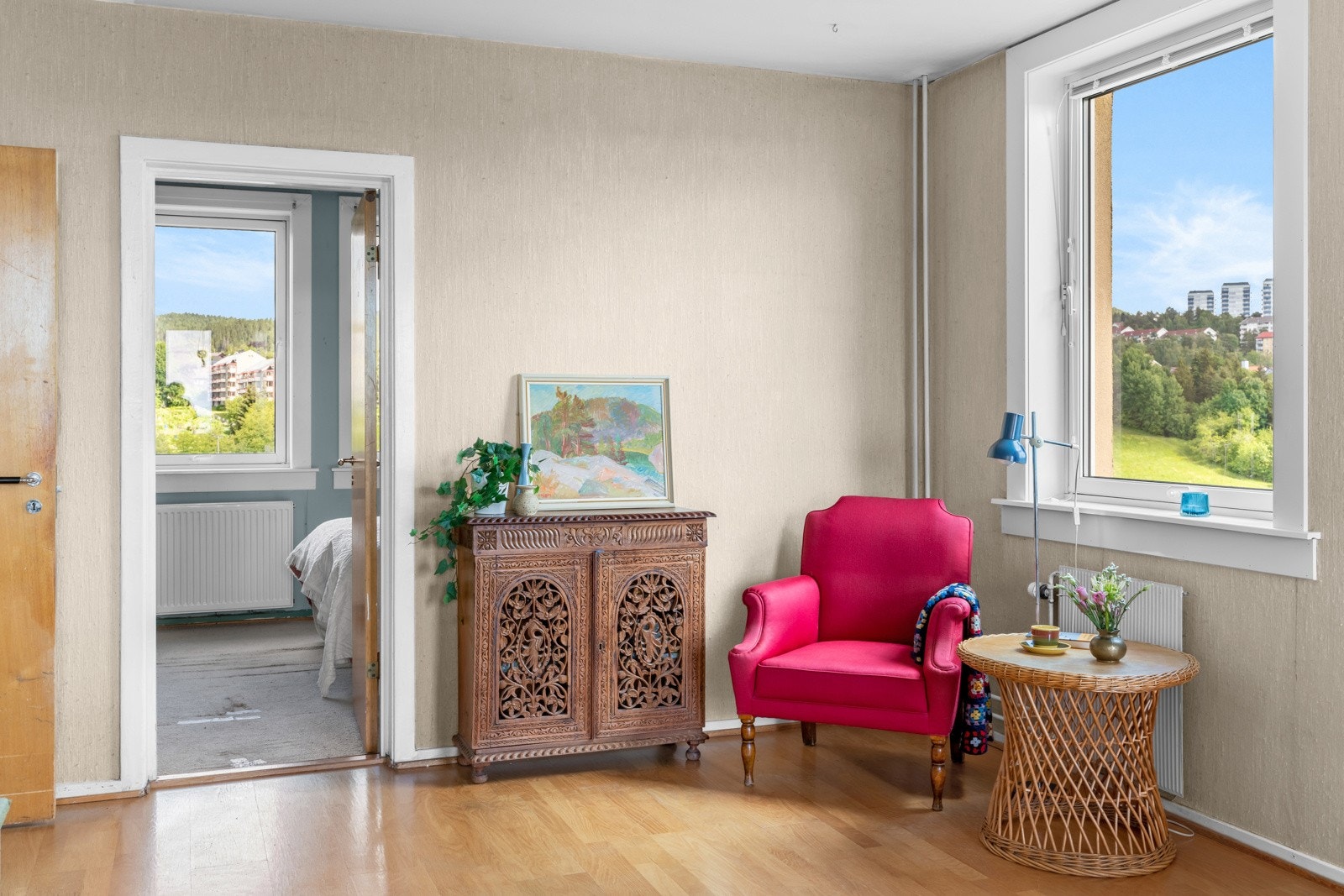 Her er det mulighet til å skape sitt eget drømmehjem, leiligheten tilbyr et solid fundament med rom for personlige valg og preferanser. Galleribilde