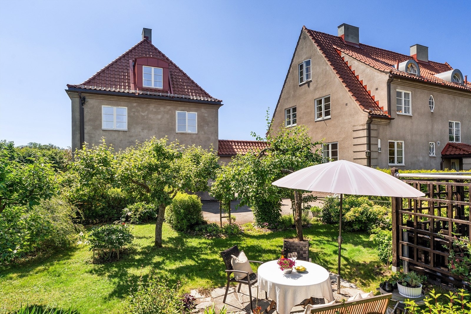 Her bor man barnevennlig, idyllisk og fint til i Ullevål Hageby Galleribilde