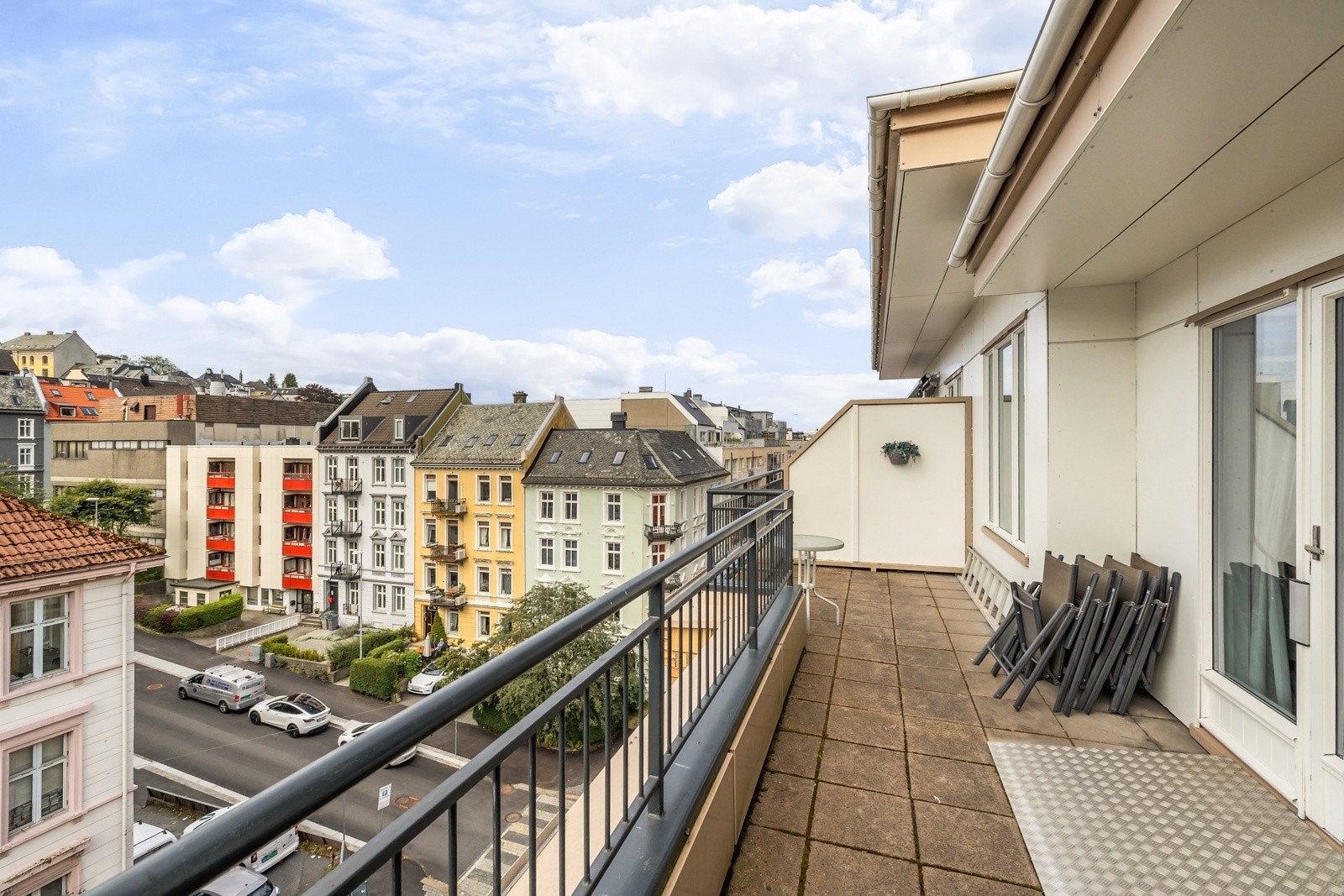 Utsikt fra takterrassen. Galleribilde