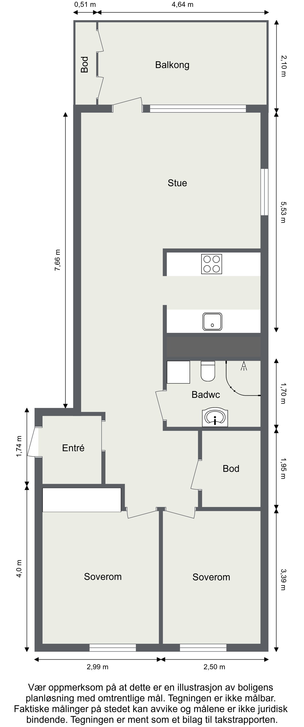 Plantegning 1. etasje. Galleribilde