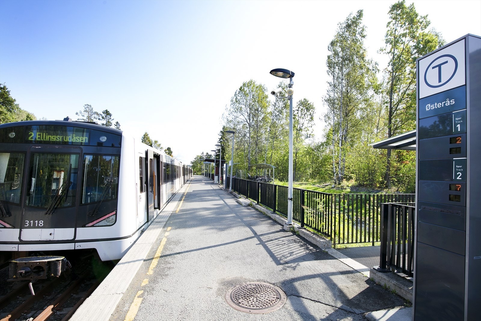 Østerås t-bane med avgang hvert 7 minutt Galleribilde