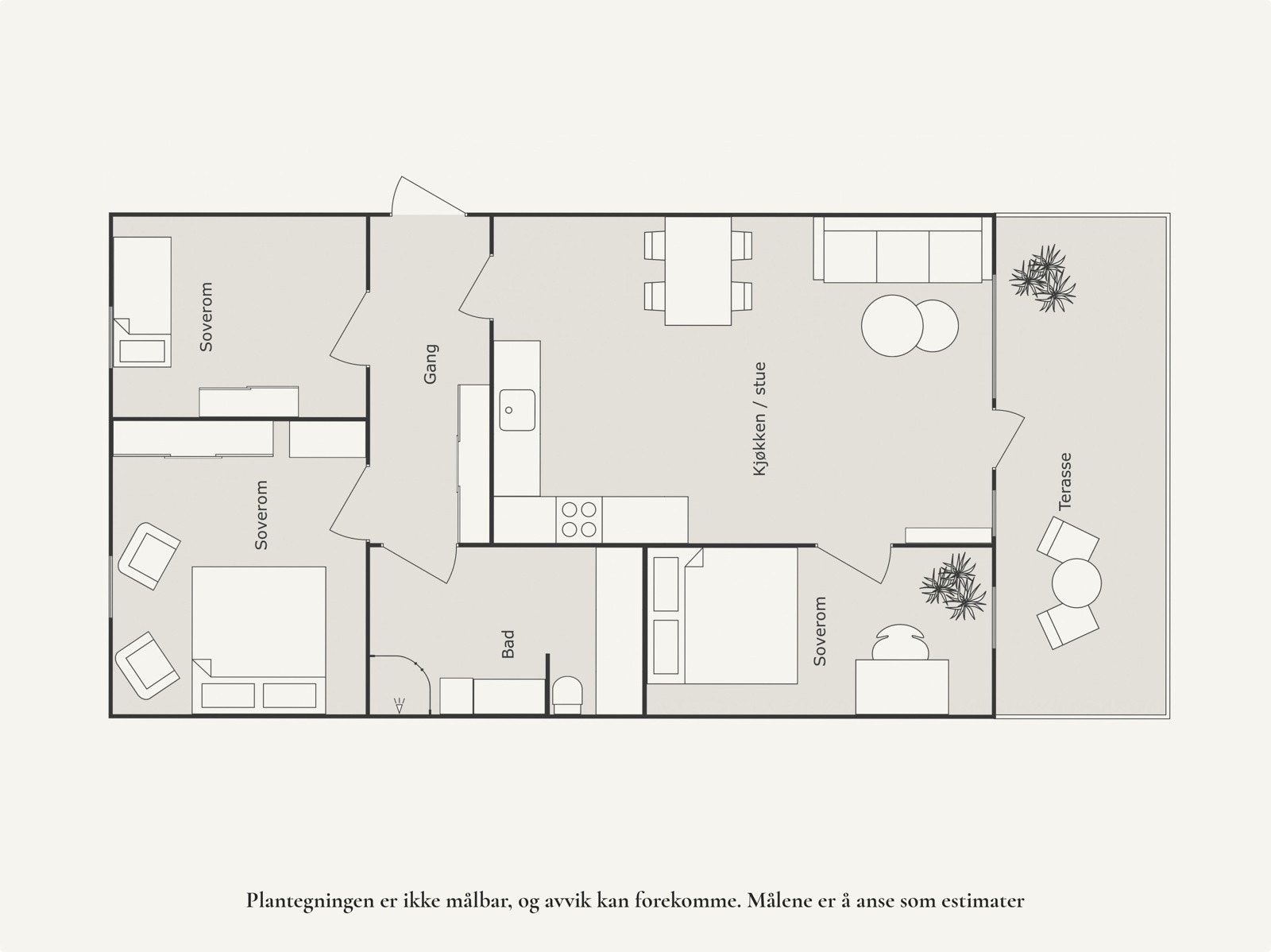 Plantegning 2D Galleribilde