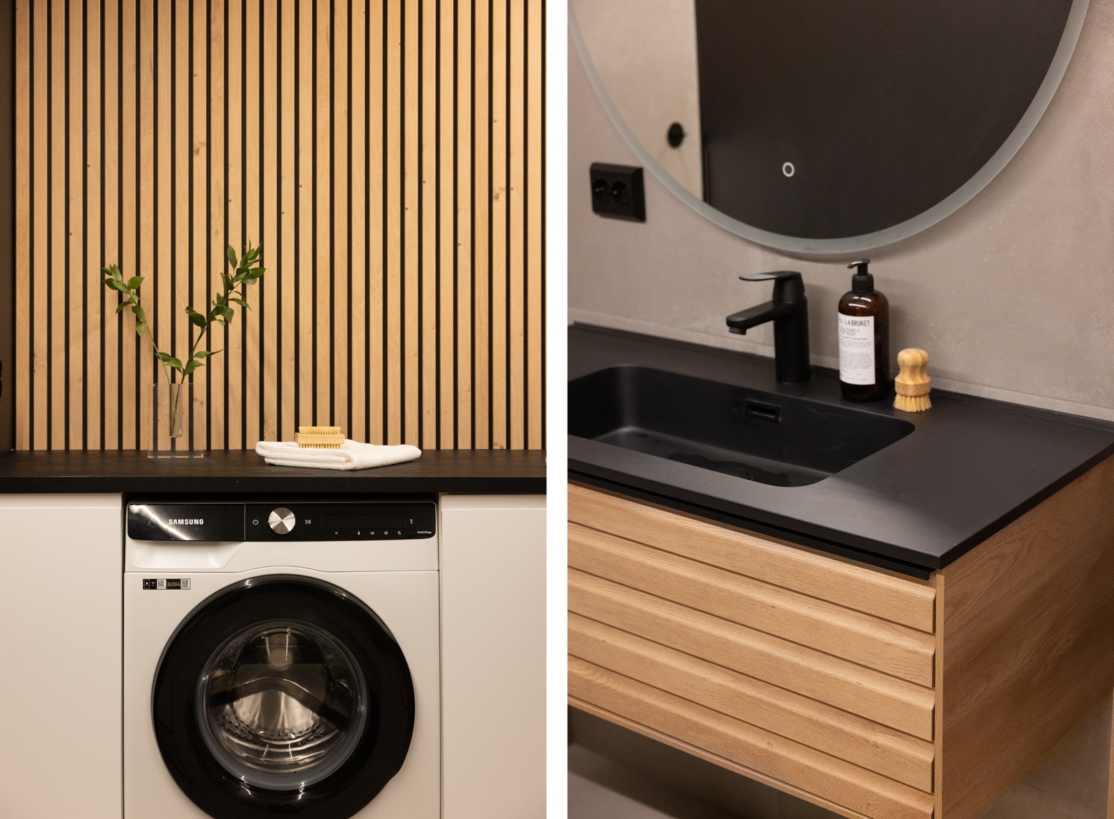 Bad/vaskerom måler totalt 8,7 kvm. Galleribilde