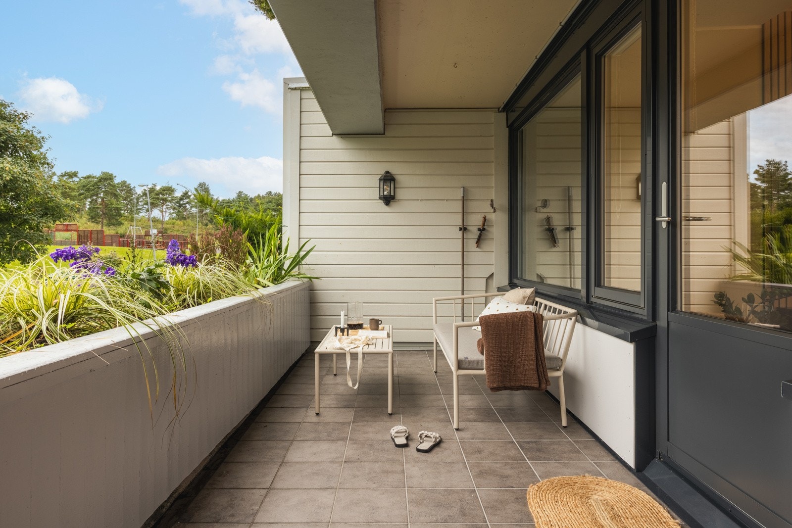 Her kan man følge med på ungene som leker. Galleribilde