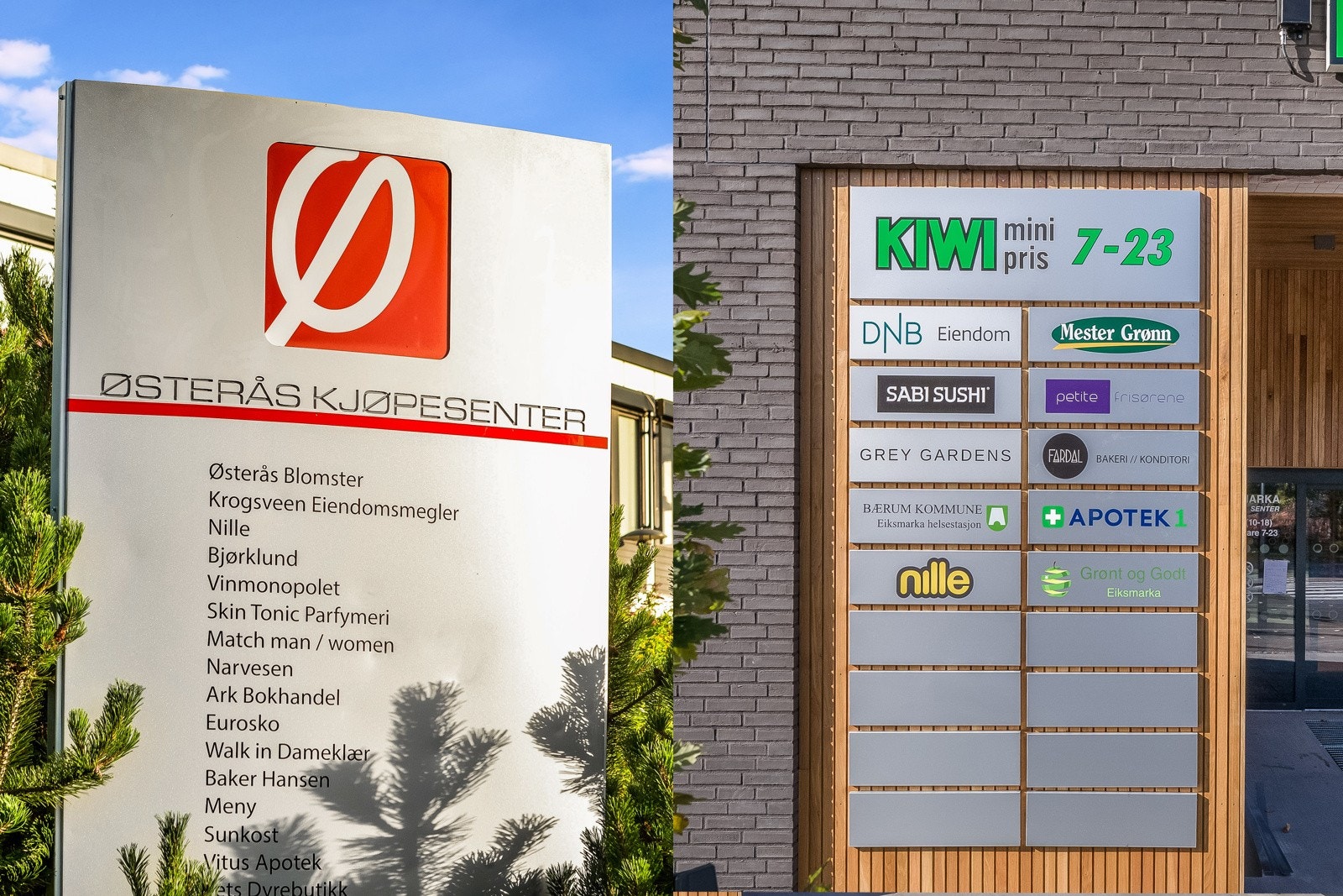 Kort vei til både Østerås- og Eiksmarka senter med et godt utvalg av butikker og servicetilbud Galleribilde