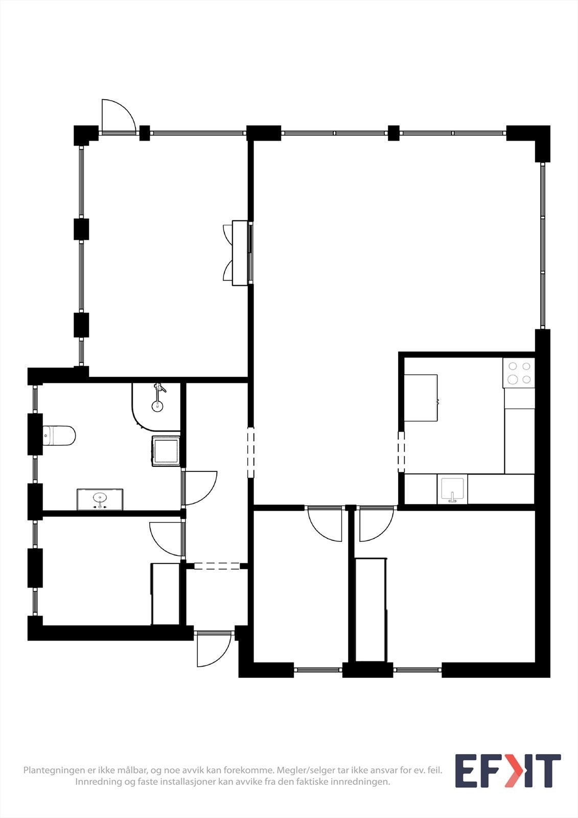 Plantegning Galleribilde
