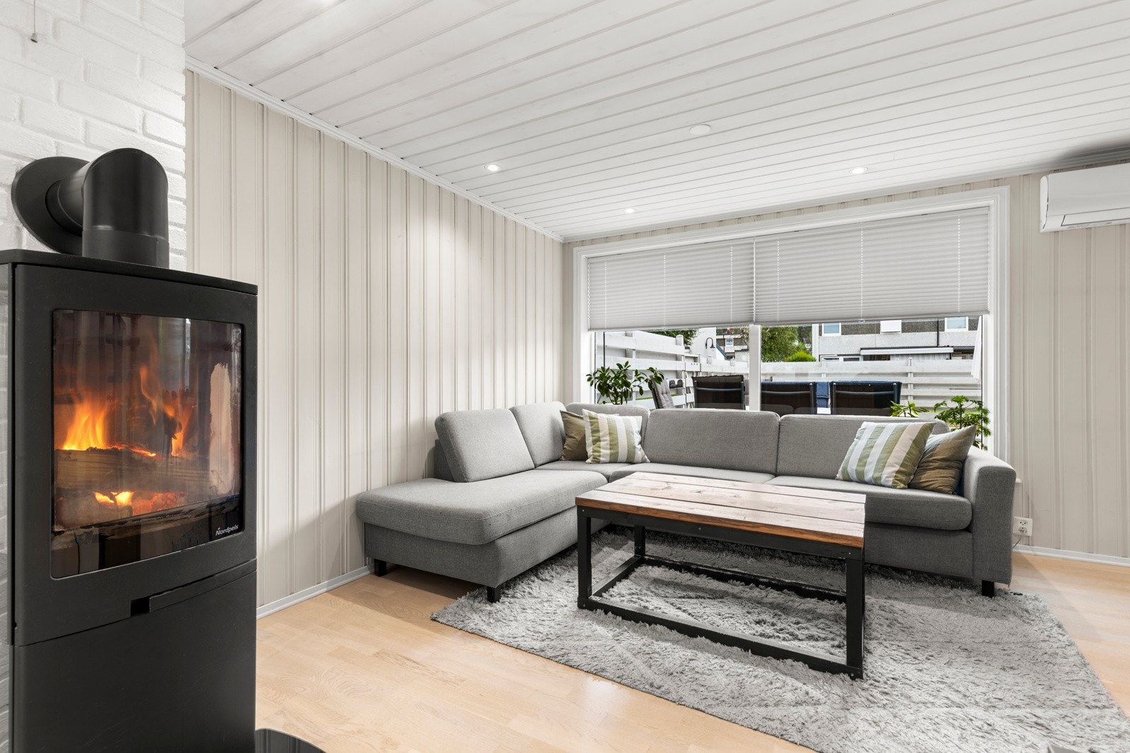 Peisovn som varmer godt på kalde vinterdager. Galleribilde