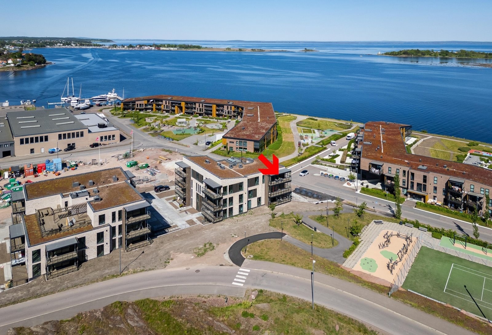 Syd/vest vendt balkong - Meget solrik fra tidlig morgen til sen kveld Galleribilde