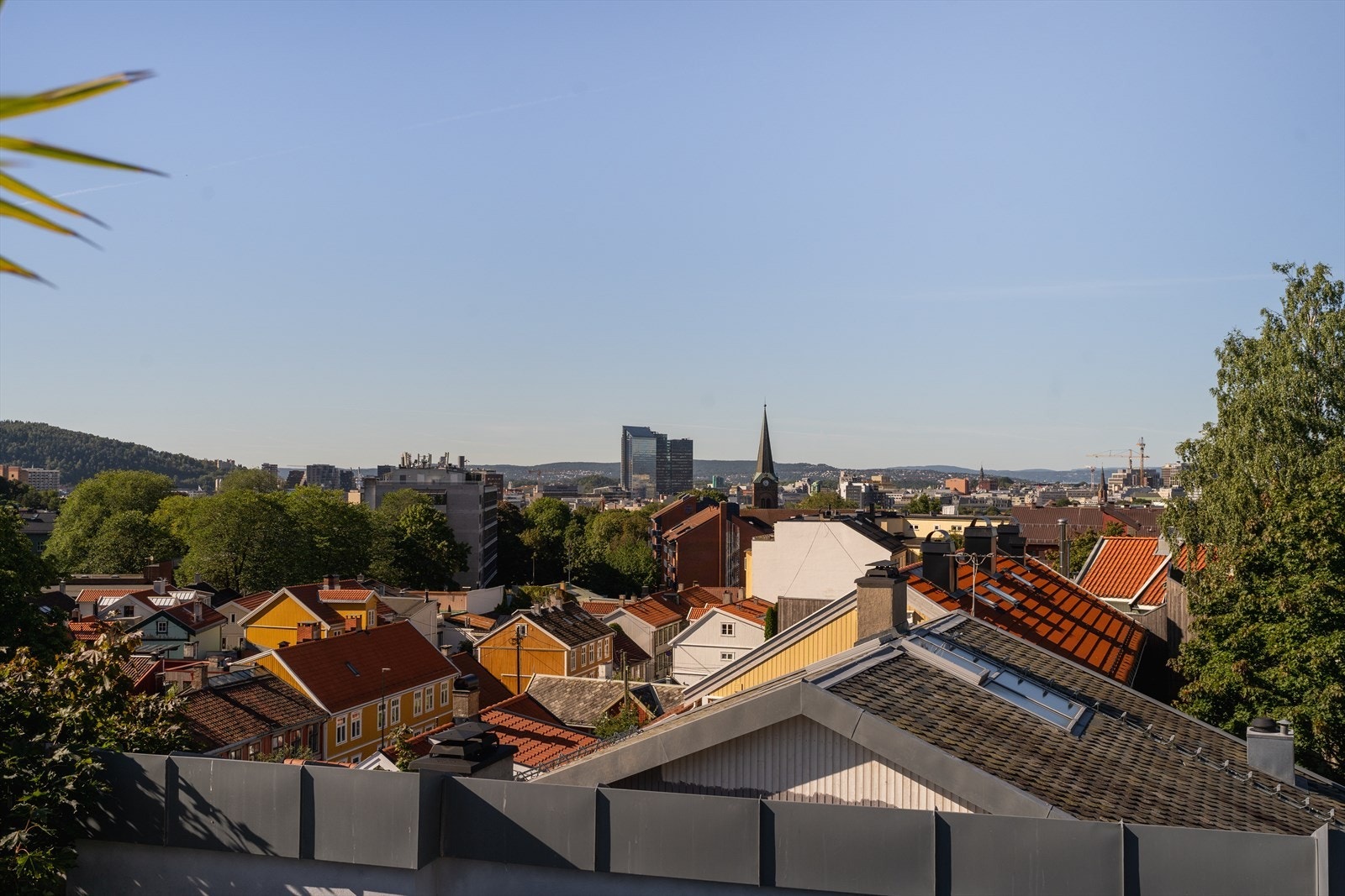 Utsikt fra takterrasse Galleribilde