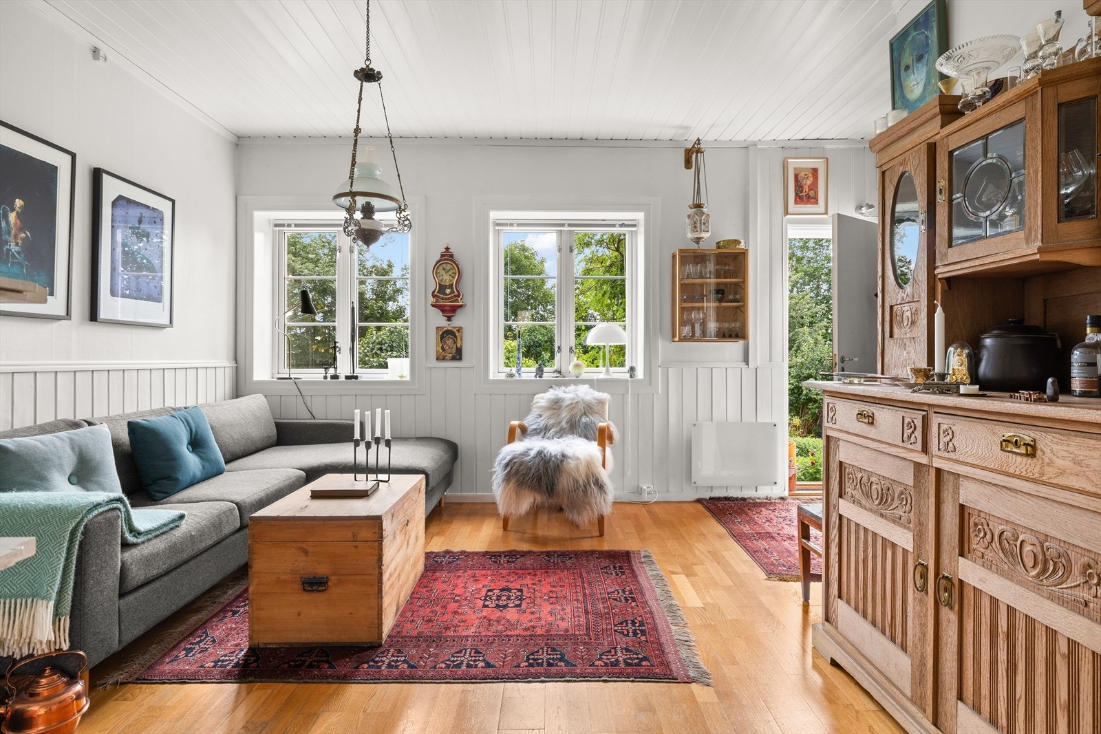 Stuedel med plass til sofagruppe. Galleribilde