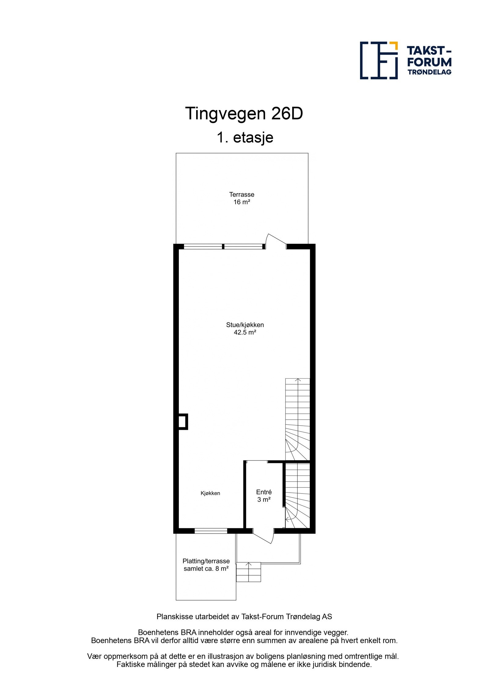 Planskisse 1. etasje Galleribilde