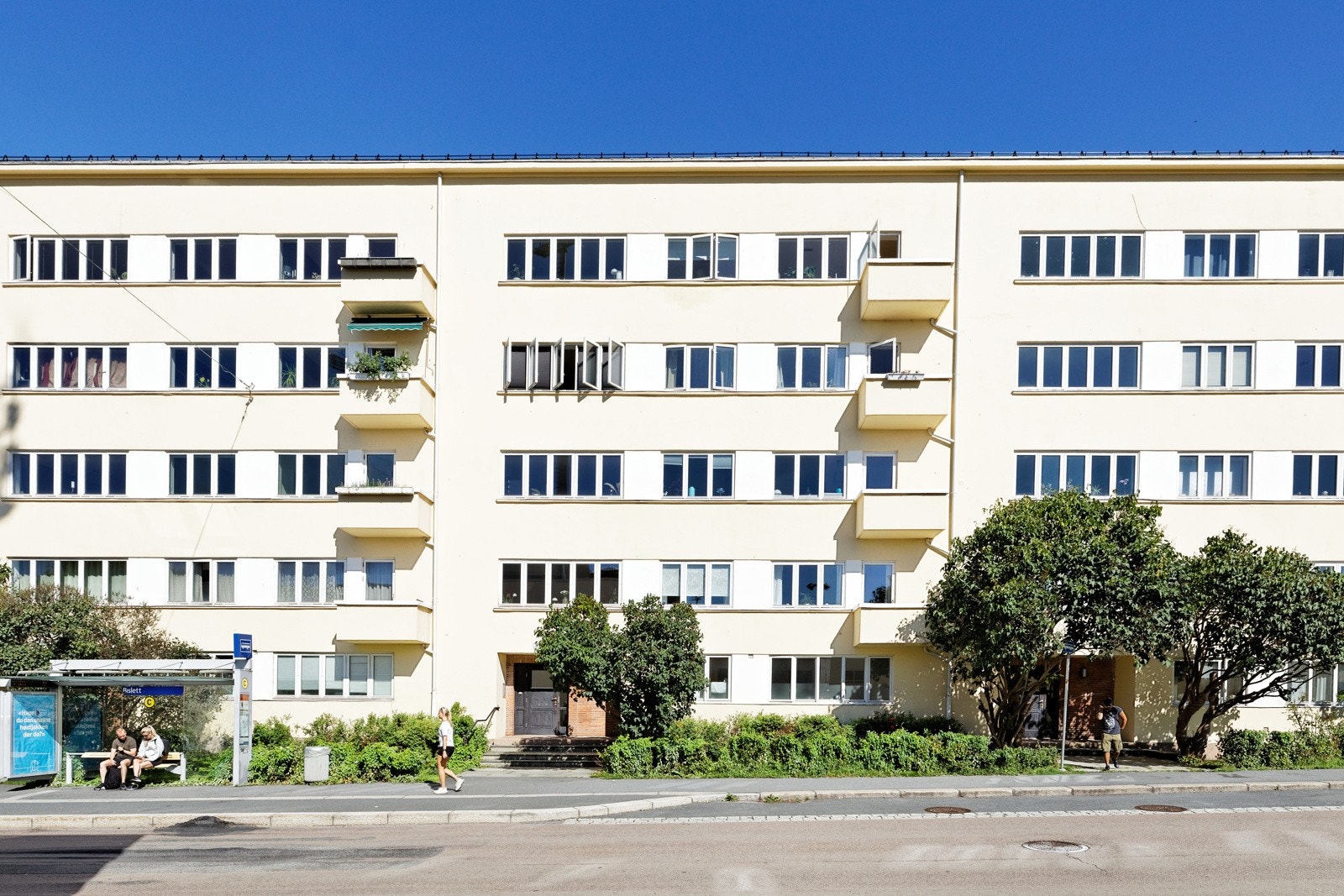 Fasade - velkommen til et hyggelig bomiljø i Bislet Boligsameie Vi! Galleribilde