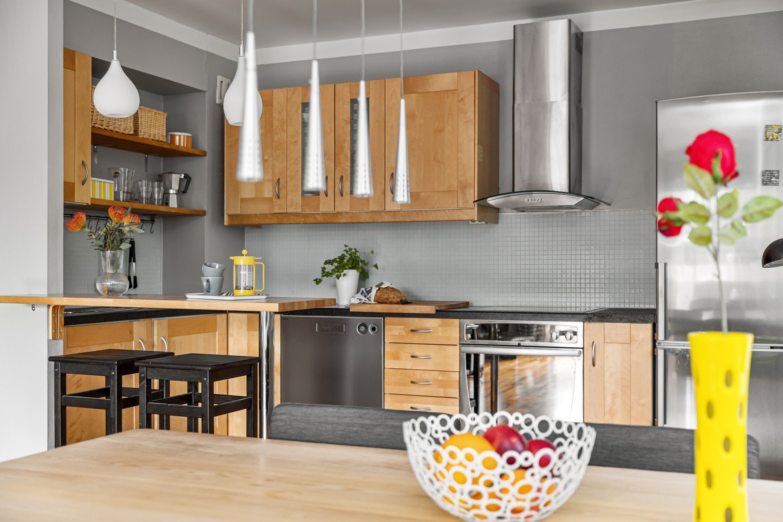 Du har god skap- og benkeplass i innredningen. Galleribilde