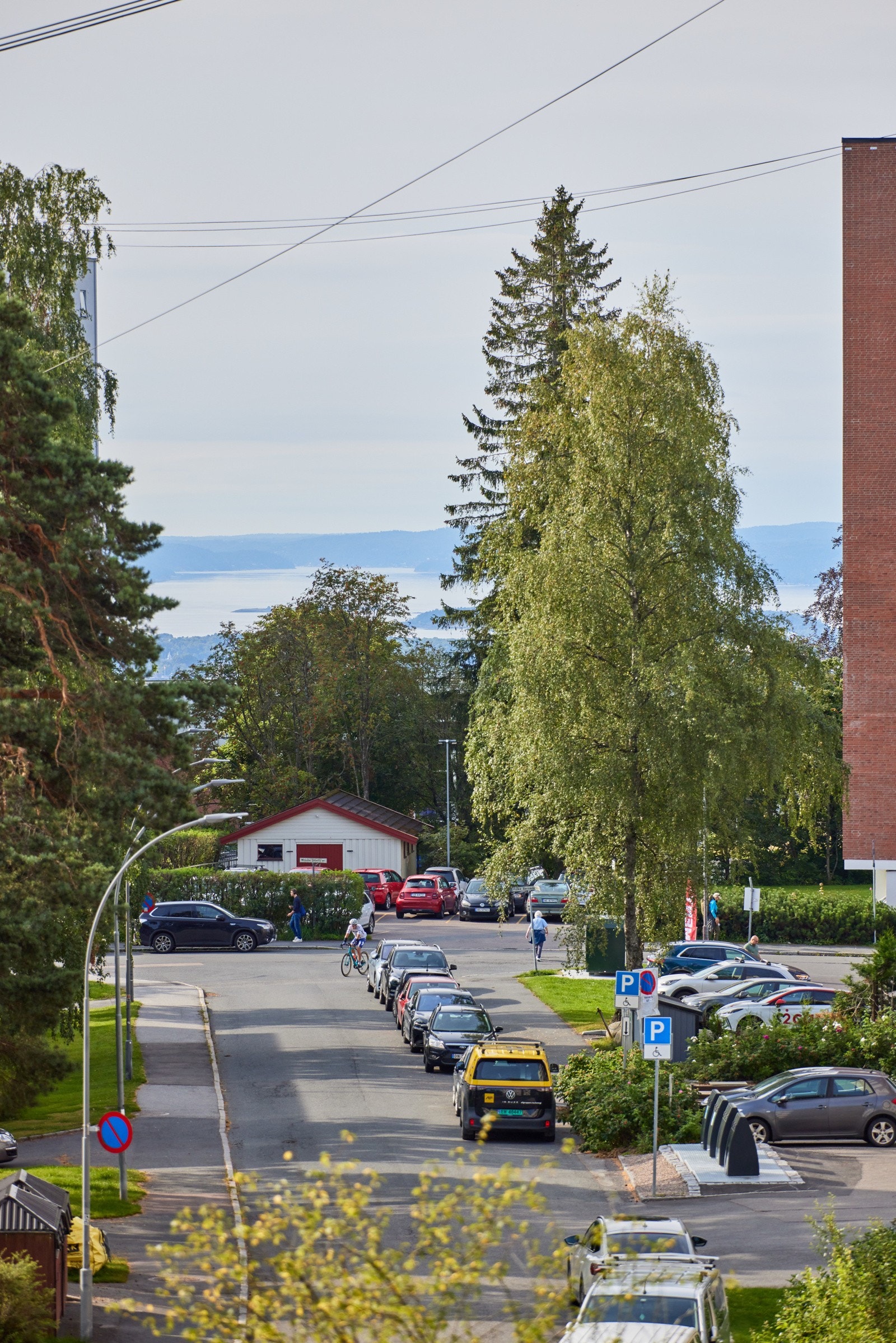 Borettslaget har 18 garasjeplasser. Galleribilde