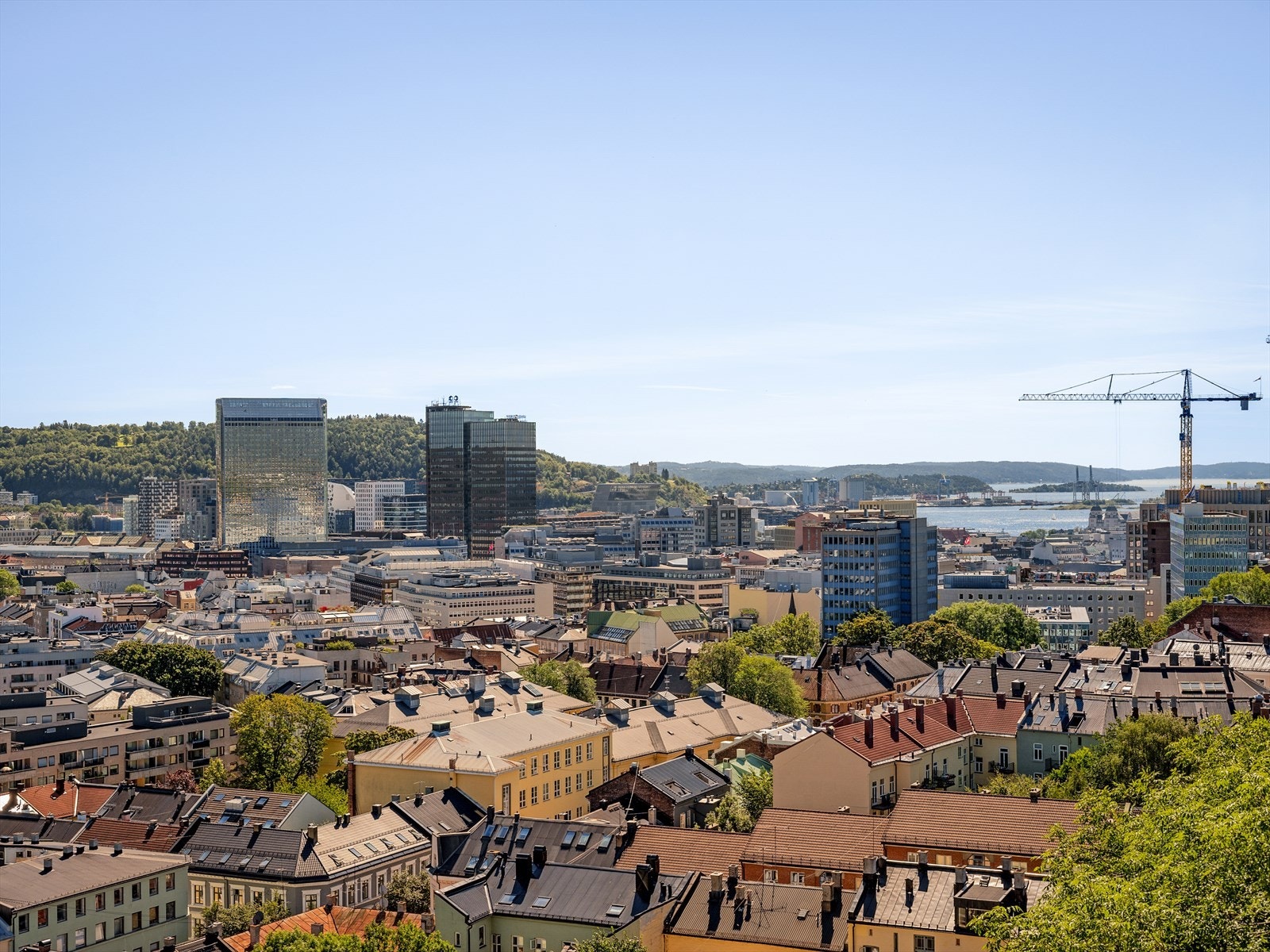 Her har du en av de mest spektakulære utsiktene over byen. Galleribilde