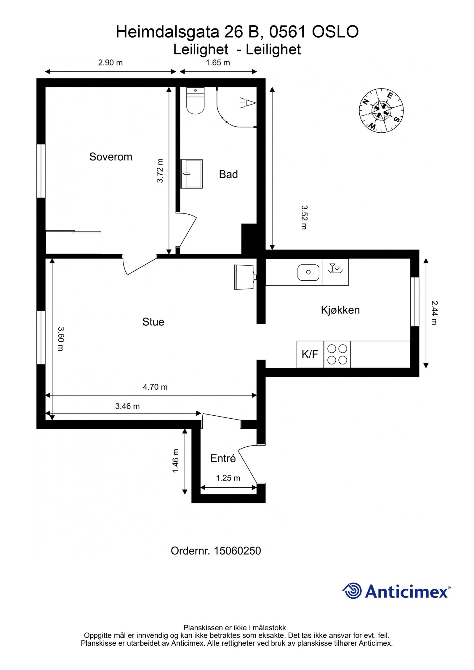 Plantegning Galleribilde