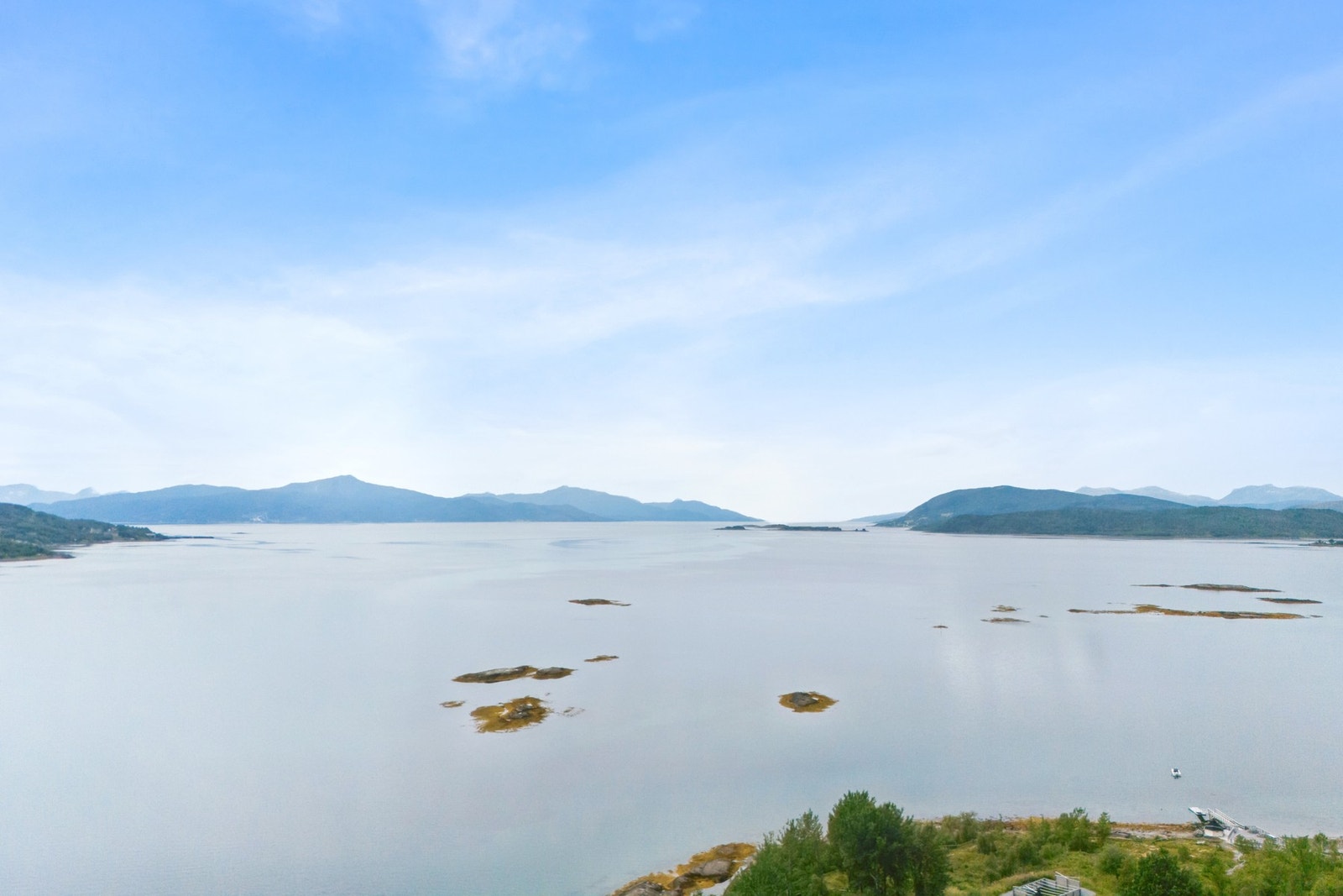 Nydelig område i Evenes, her ser du Ofotfjorden. Galleribilde