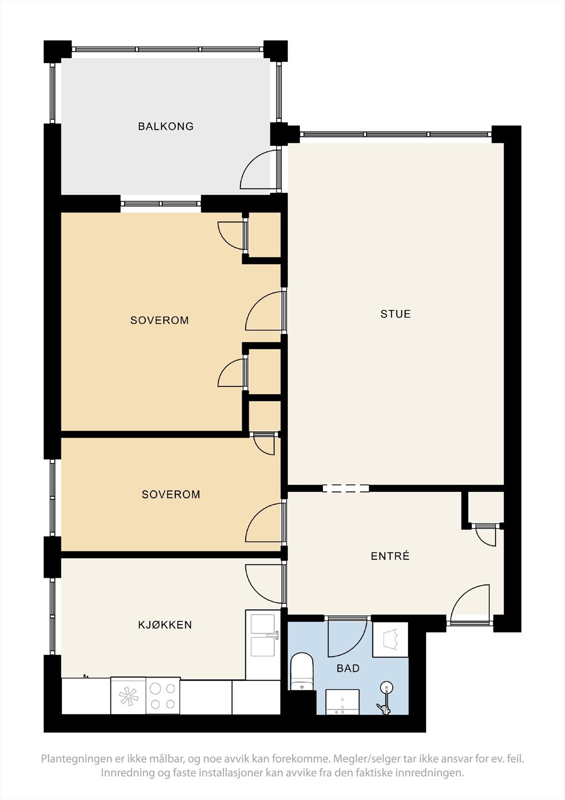 Plantegning Galleribilde