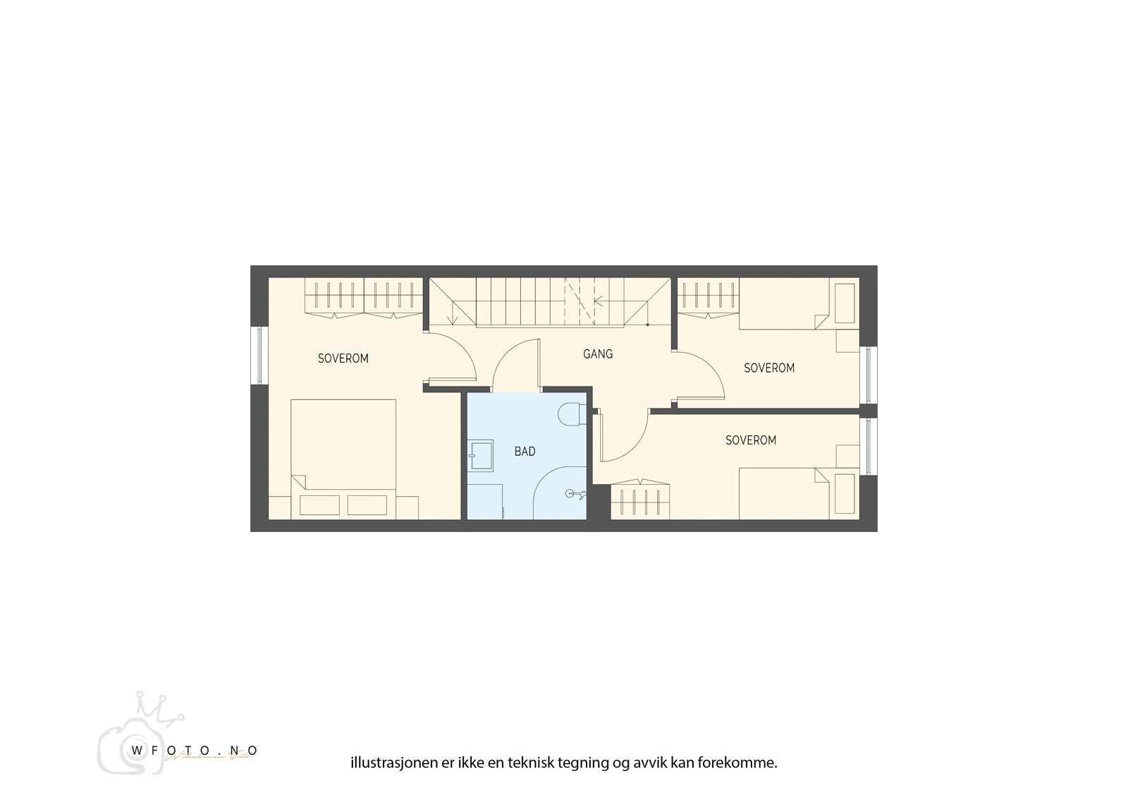 - Planløsning 3.etasje - Galleribilde
