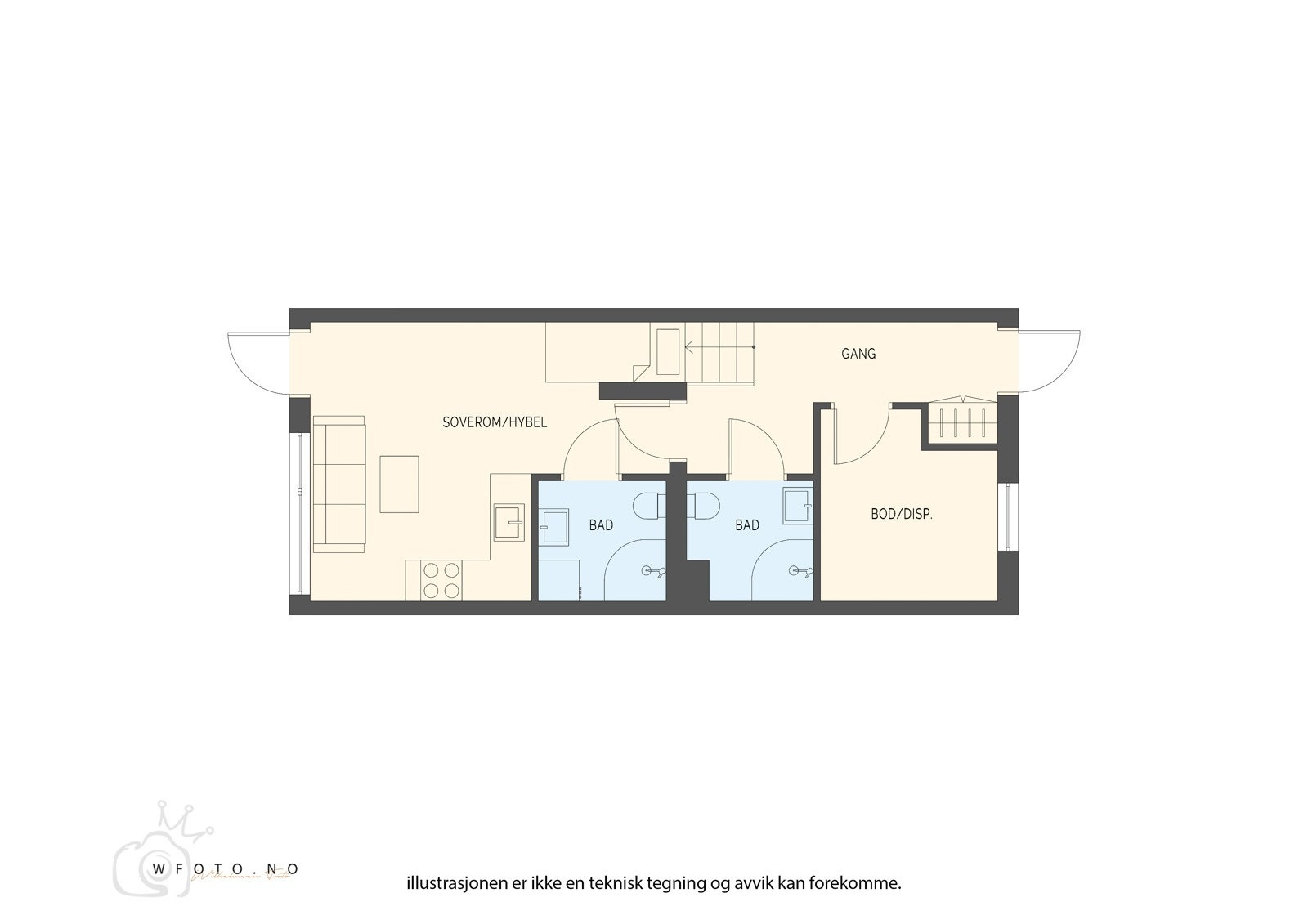 - Planløsning 1.etasje - Galleribilde