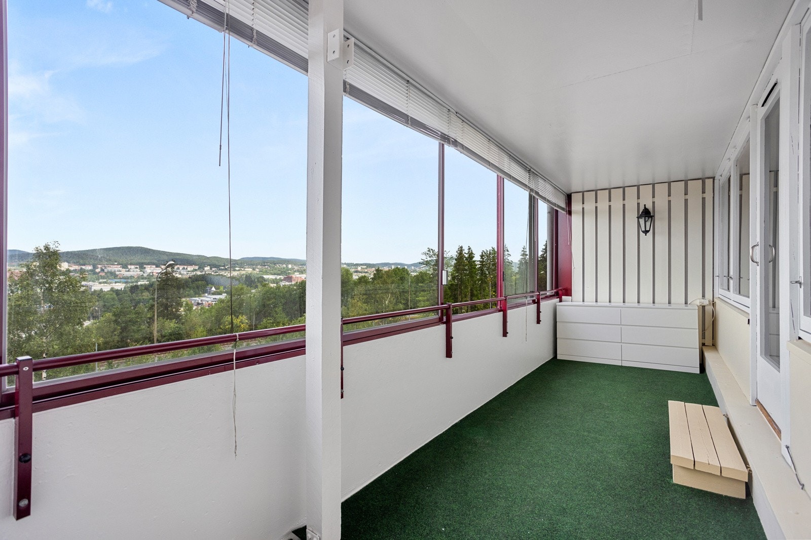Balkongen er innglasset Galleribilde