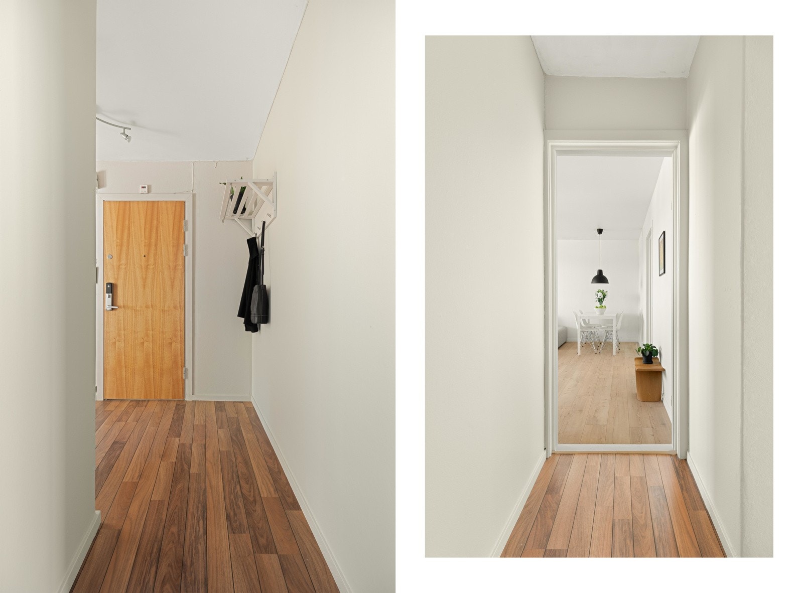 Tilbake i entreen. I tillegg til innvendige arealer disponerer boligen 3 boder. Galleribilde