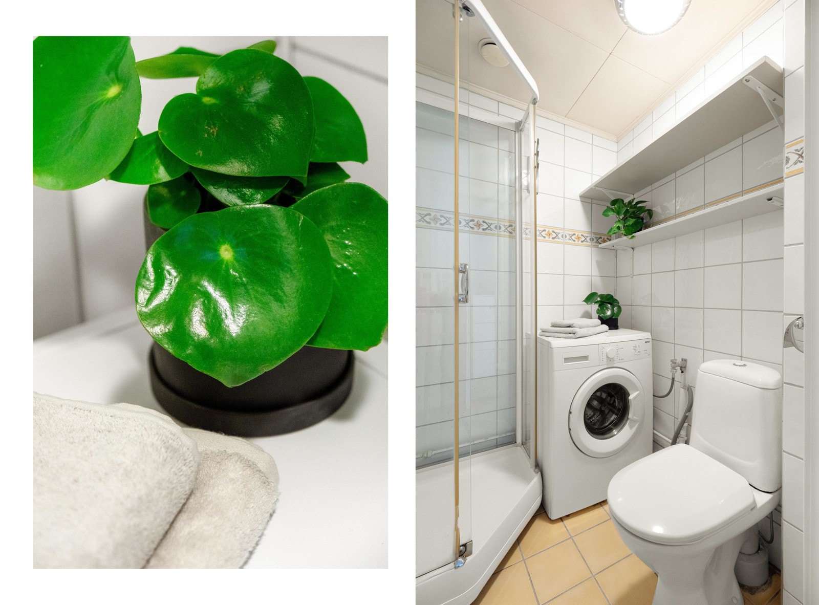 Det er bra med plass til vaskemaskin her inne. Galleribilde