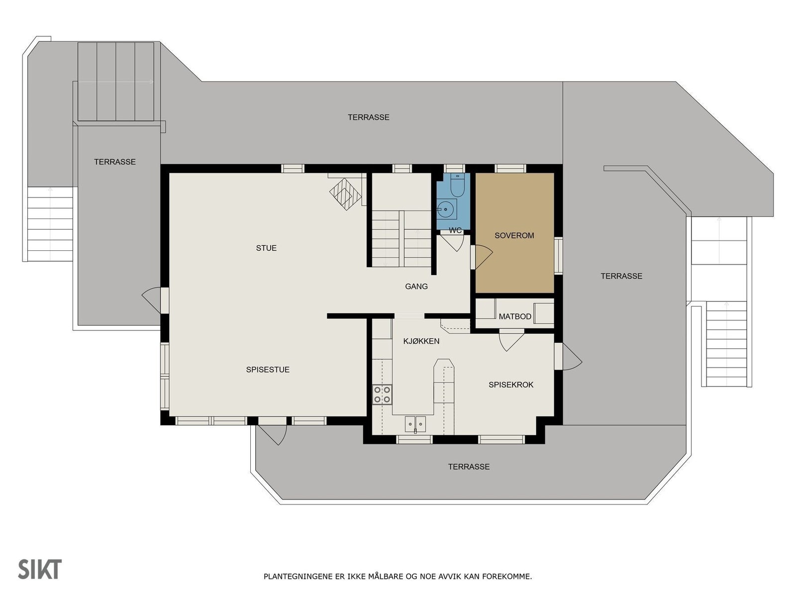 Plantegning Galleribilde