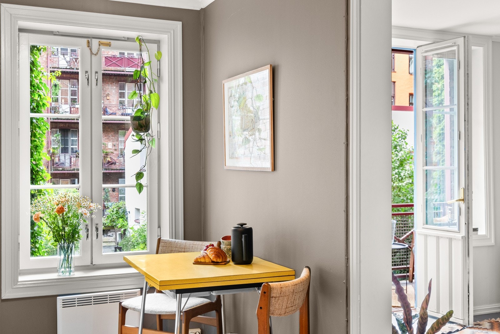 Her har du det samme hyggelige utsynet som på balkongen. Galleribilde