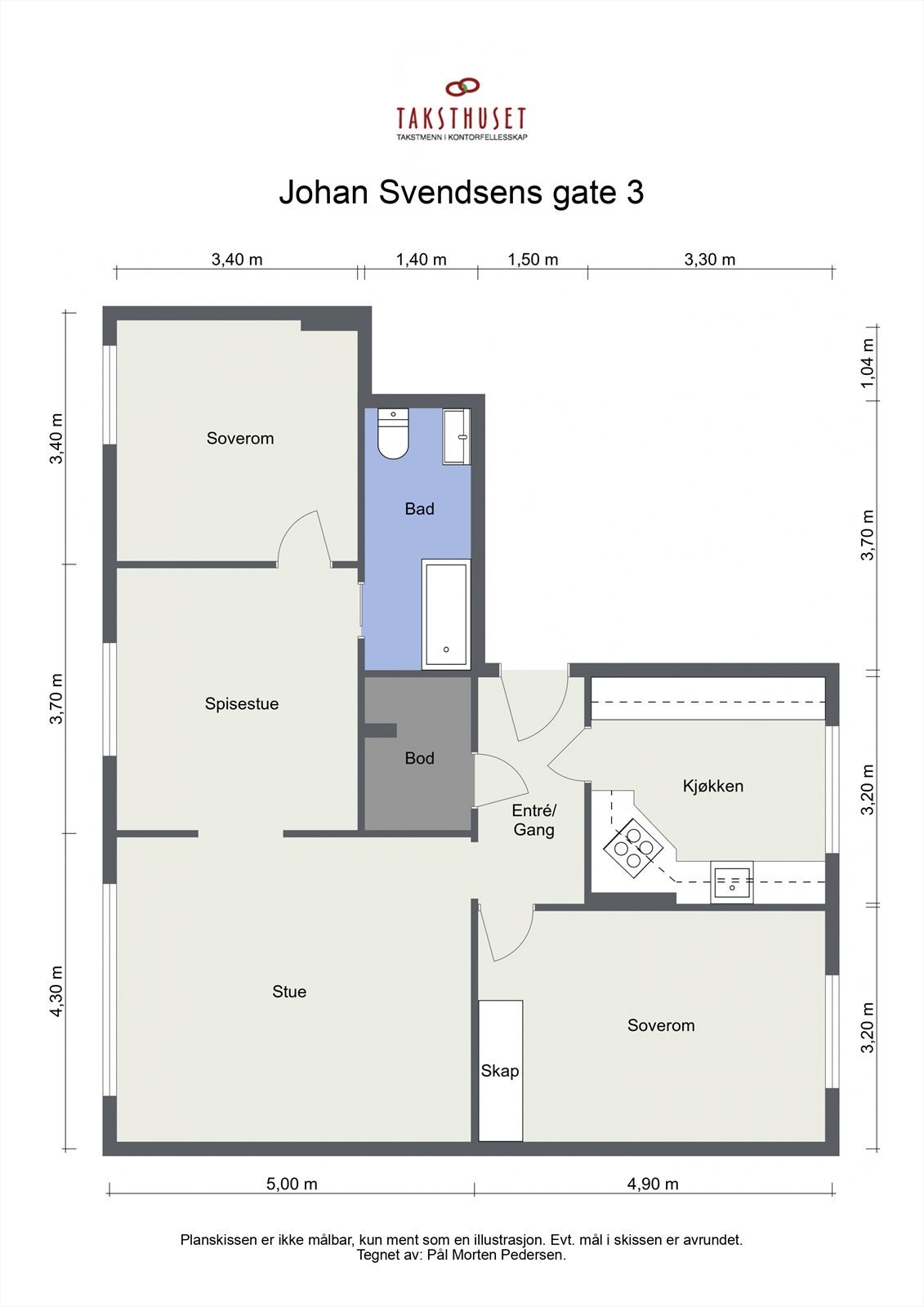 Gjennomgående bolig med store, gode rom Galleribilde
