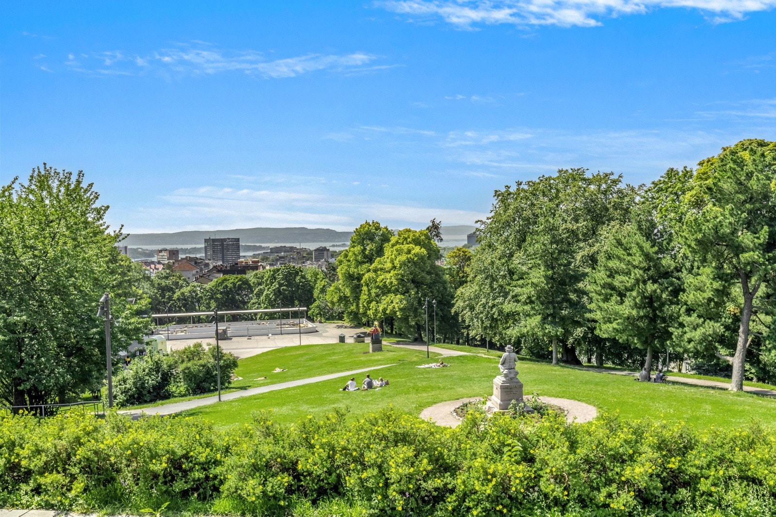 Flotte og frodige St. Hanshaugen park Galleribilde