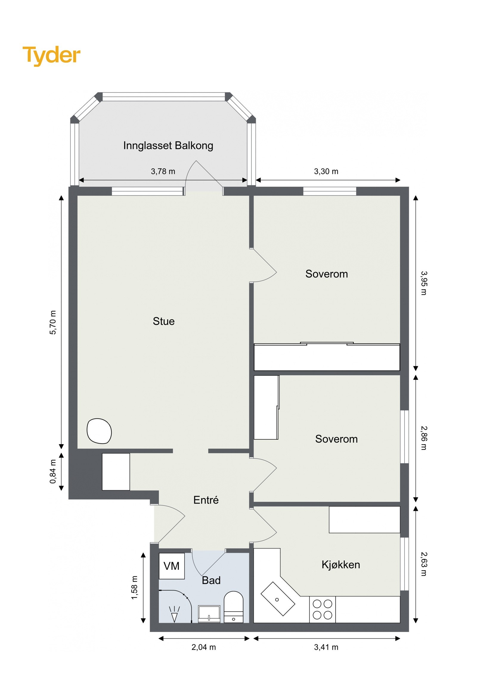 Plantegning Galleribilde