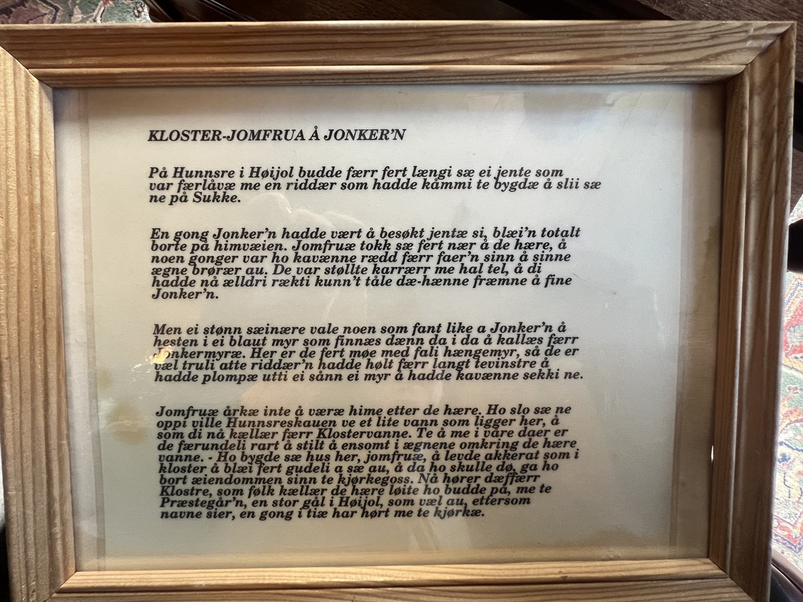 Historie fra eiendommen Galleribilde