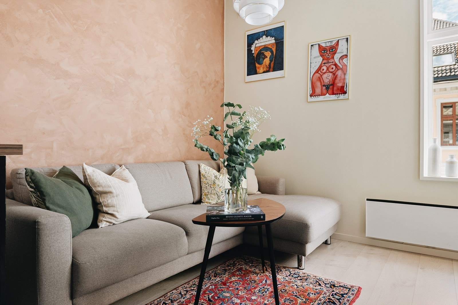 Samtlige overflater er nymalt i delikate farger i 2024. Galleribilde