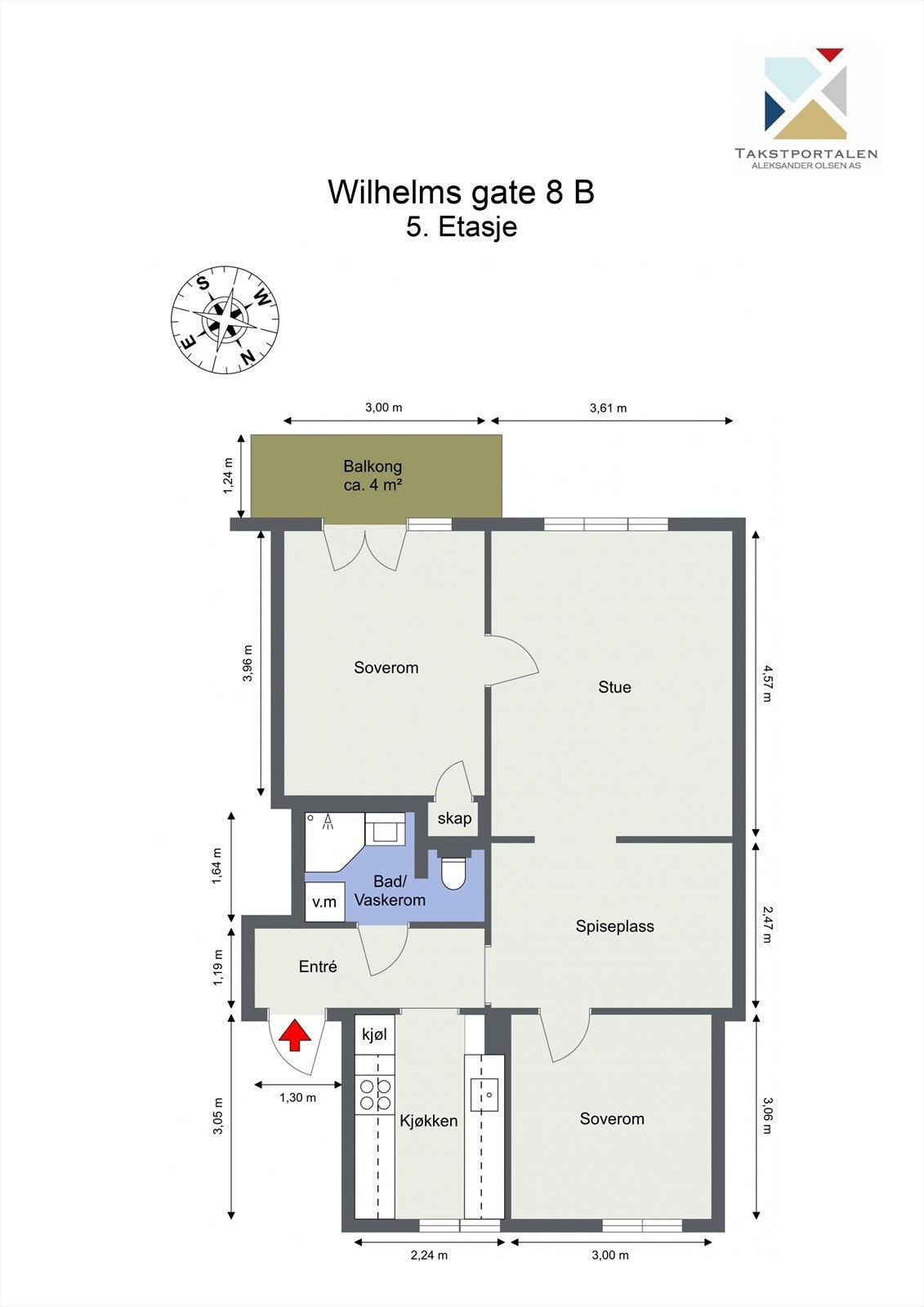 Plantegning Galleribilde