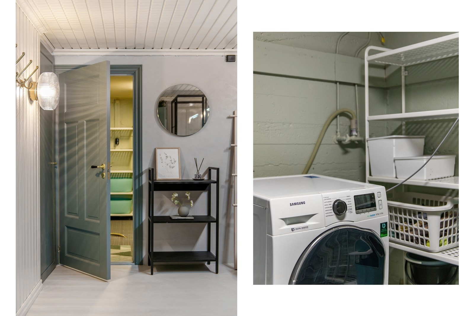 Vaskerom med direkte tilgang fra badet Galleribilde