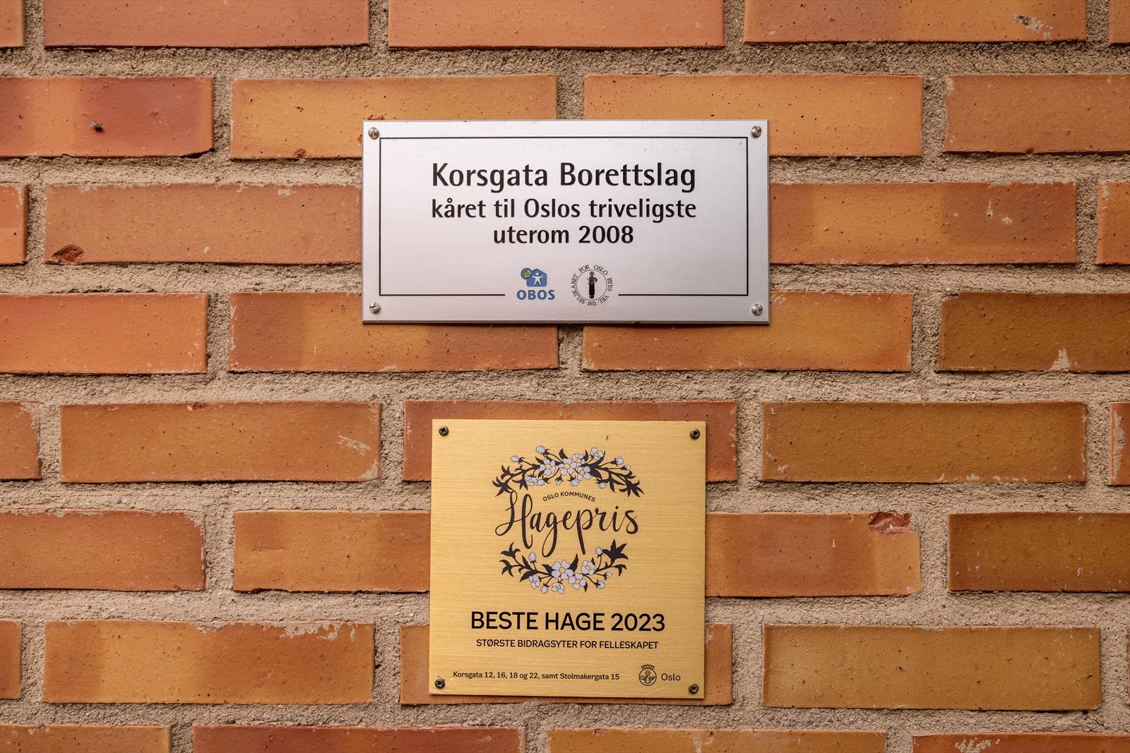 Bakgården har vunnet flere priser gjennom årene, for å ha et av de triveligste uterommene i byen Galleribilde