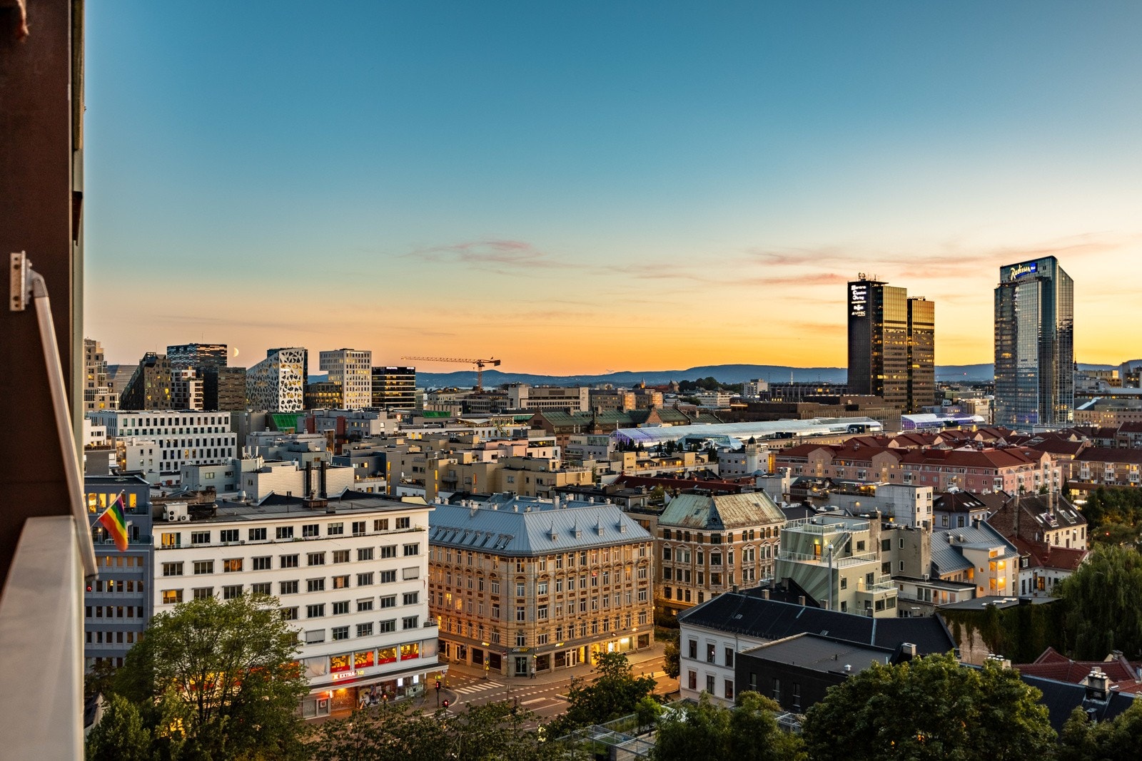 På balkongen kan du nyte herlige ettermiddager. Galleribilde