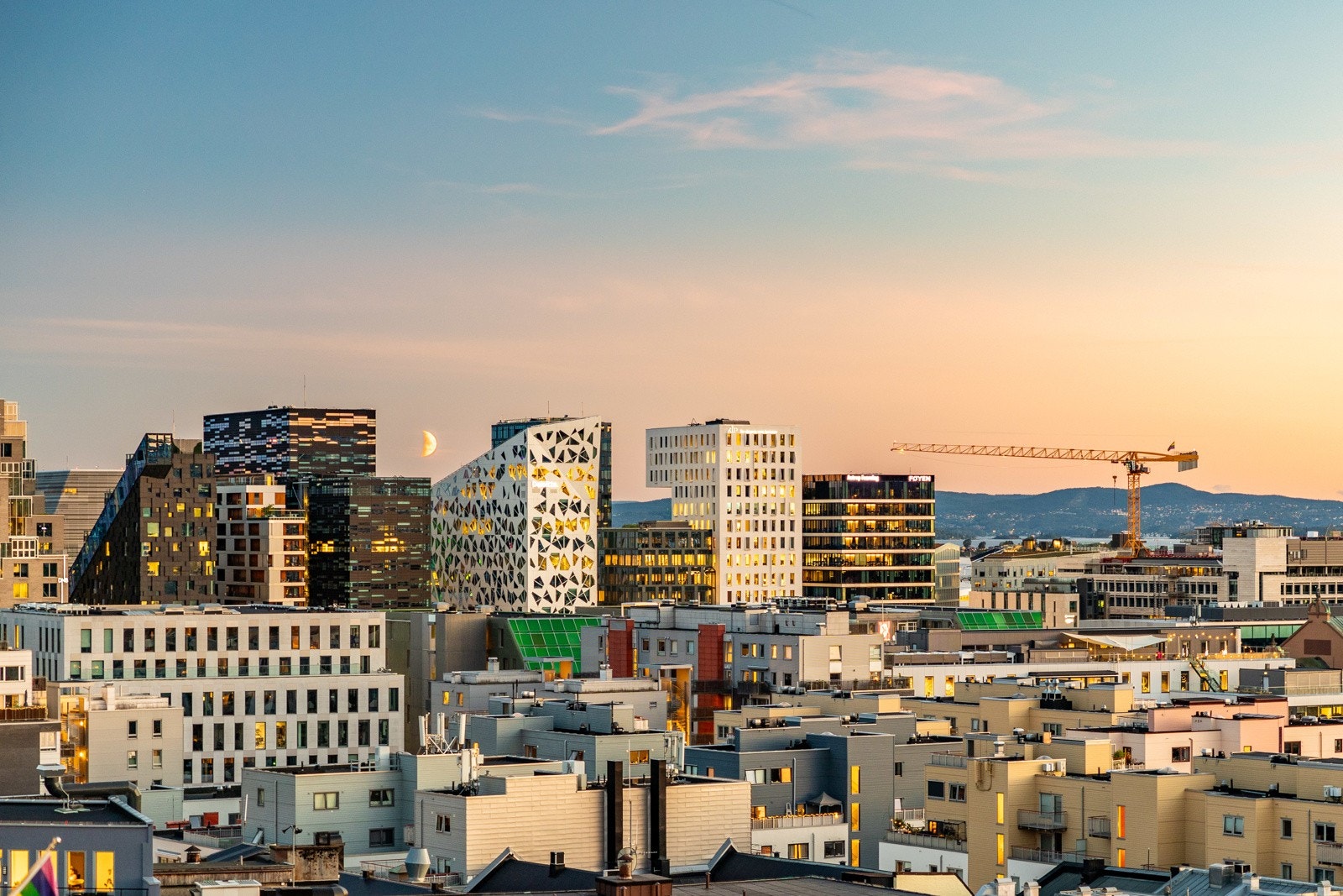 Nydelig utsikt over Oslo. Galleribilde