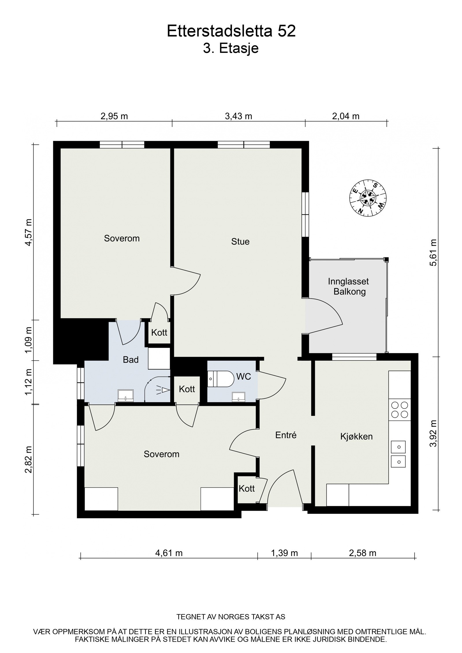 Etterstadsletta 52 - 3. Etasje Galleribilde