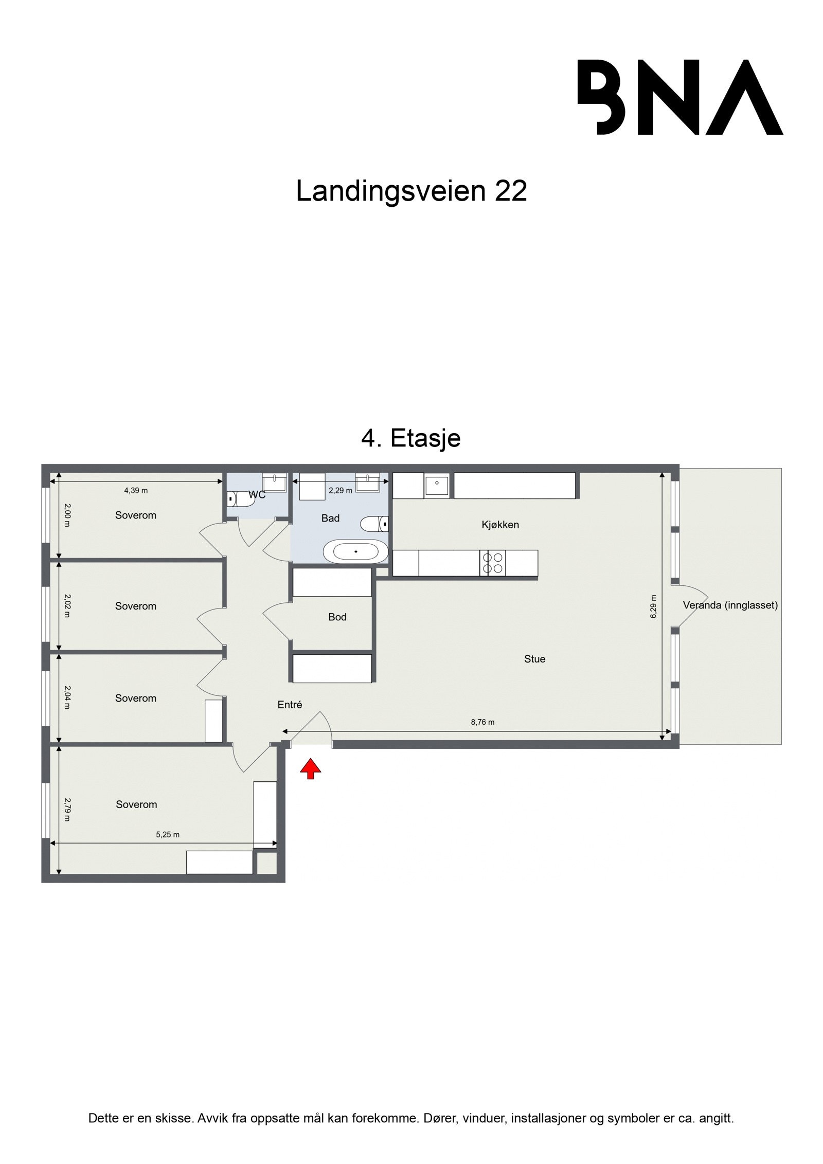 Plantegning Galleribilde