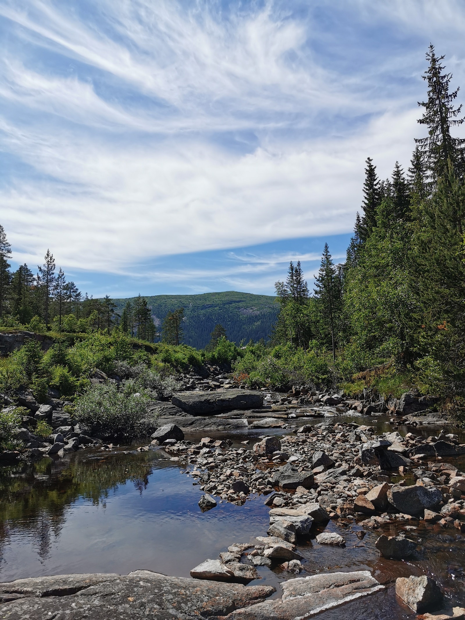 Turmål i nærområdet med spisebenker og flott utsikt mot både bygd og fjell Galleribilde