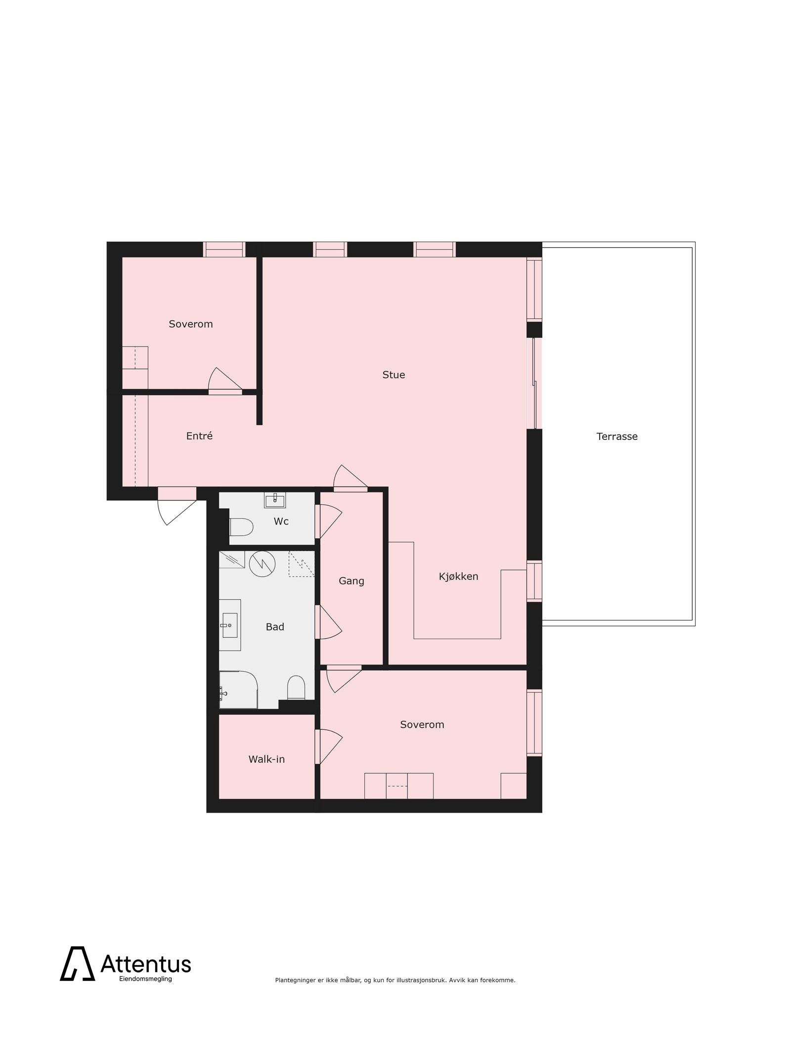 Plantegning Galleribilde