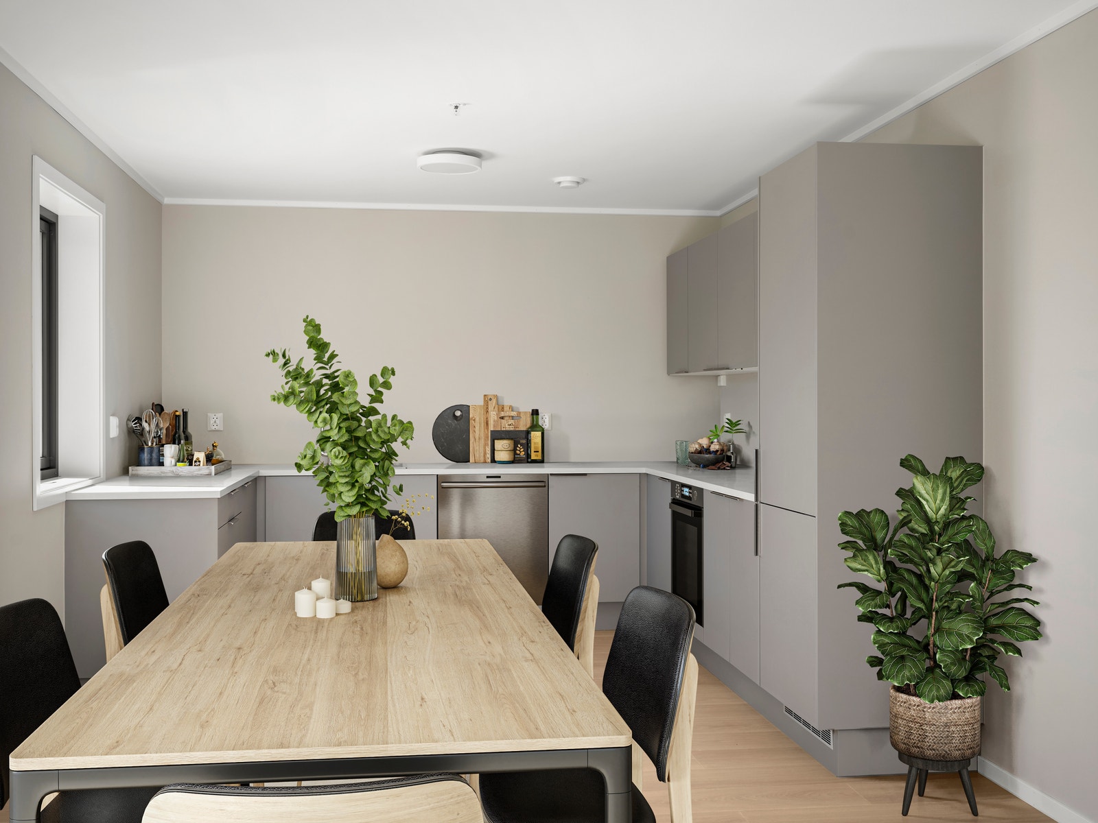 Kjøkken - digitalt møblert Galleribilde