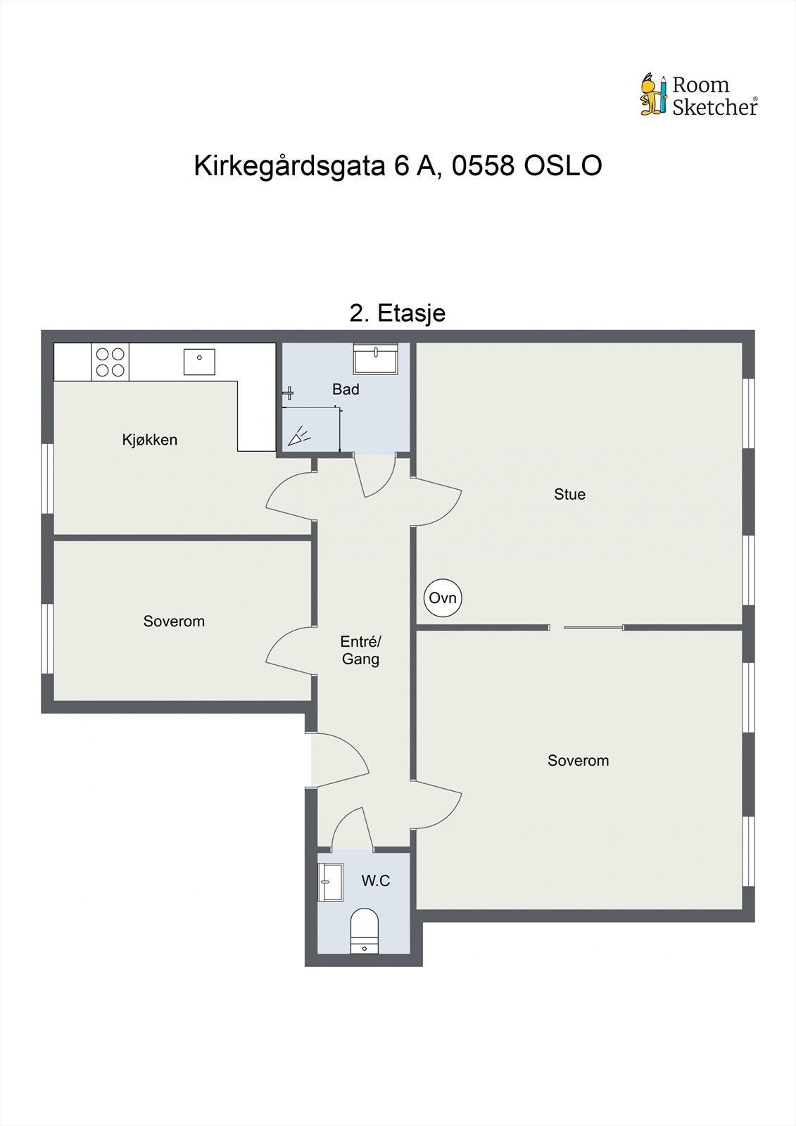 Plantegning Galleribilde